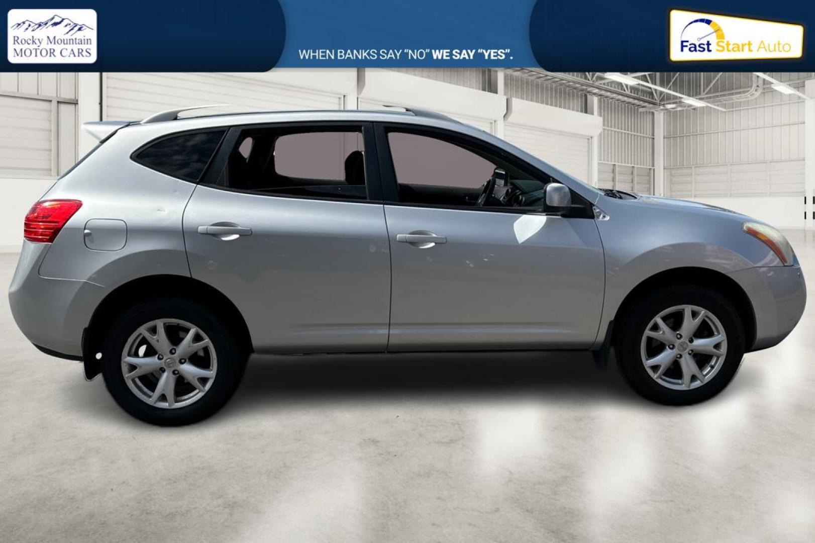 2009 Silver Nissan Rogue S 2WD (JN8AS58T49W) with an 2.5L L4 DOHC 16V engine, CVT transmission, located at 7755 State Street, Midvale, UT, 84047, (801) 753-9063, 40.610329, -111.892159 - Photo#1