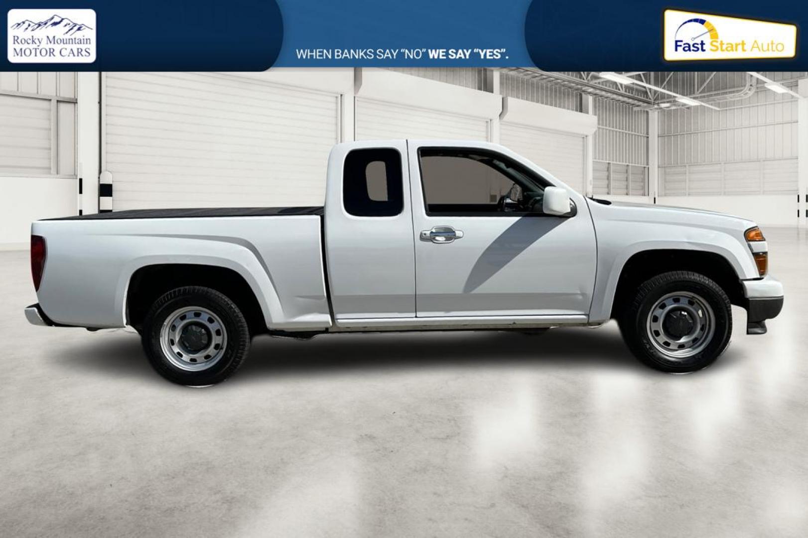 2012 White Chevrolet Colorado Work Truck Ext. Cab 2WD (1GCESBFE9C8) with an 3.7L L5 DOHC 20V engine, Automatic, 4-Spd w/Overdrive transmission, located at 7755 State Street, Midvale, UT, 84047, (801) 753-9063, 40.610329, -111.892159 - Photo#1