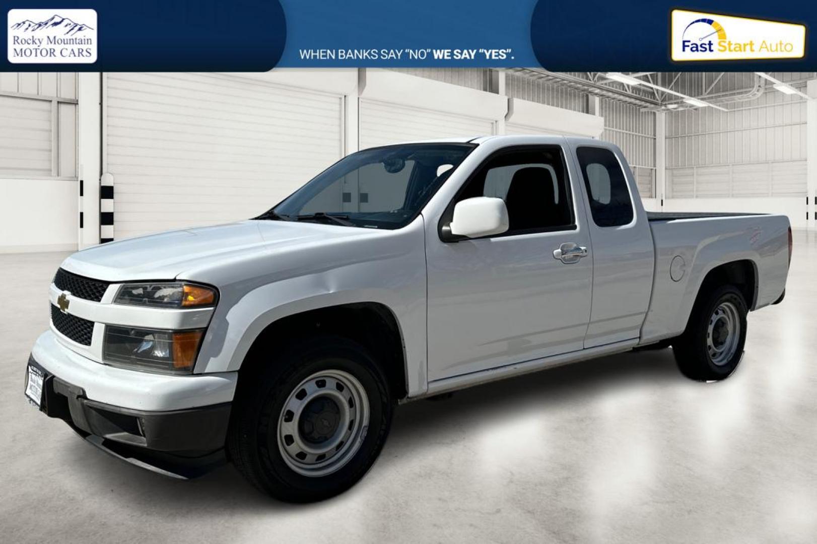 2012 White Chevrolet Colorado Work Truck Ext. Cab 2WD (1GCESBFE9C8) with an 3.7L L5 DOHC 20V engine, Automatic, 4-Spd w/Overdrive transmission, located at 7755 State Street, Midvale, UT, 84047, (801) 753-9063, 40.610329, -111.892159 - Photo#8