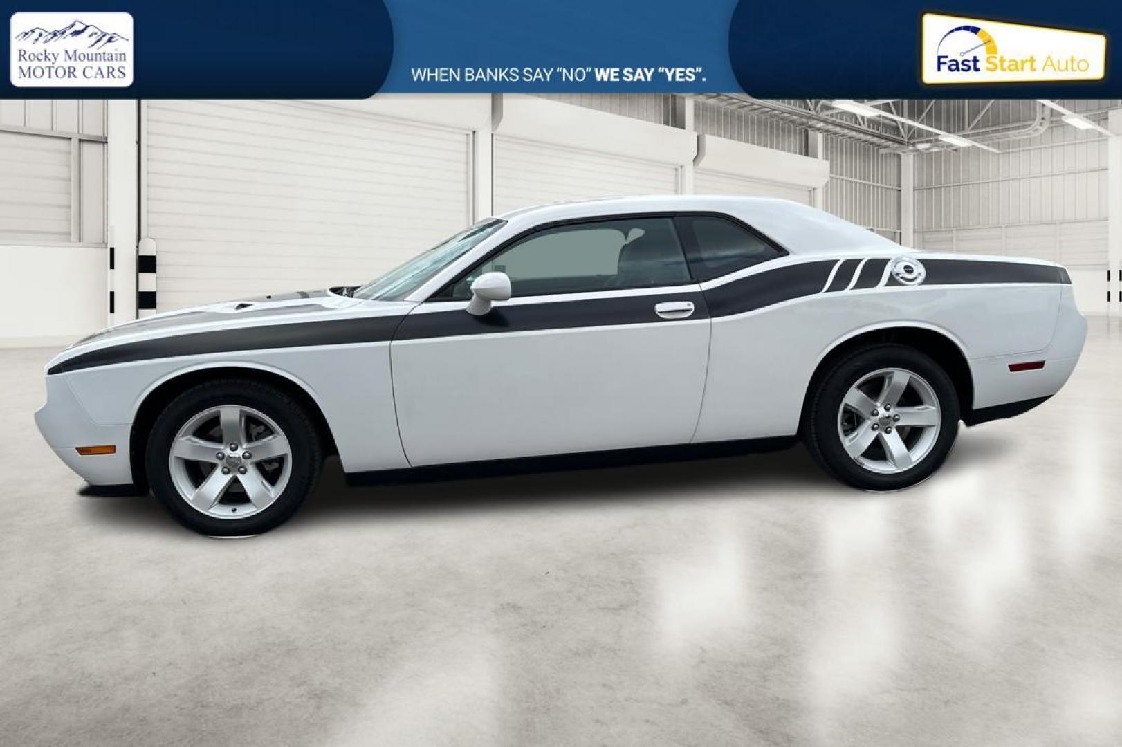 2012 White Dodge Challenger SXT (2C3CDYAG7CH) with an 3.6L V6 DOHC 24V engine, 4-Speed Automatic transmission, located at 7755 State Street, Midvale, UT, 84047, (801) 753-9063, 40.610329, -111.892159 - Photo#6