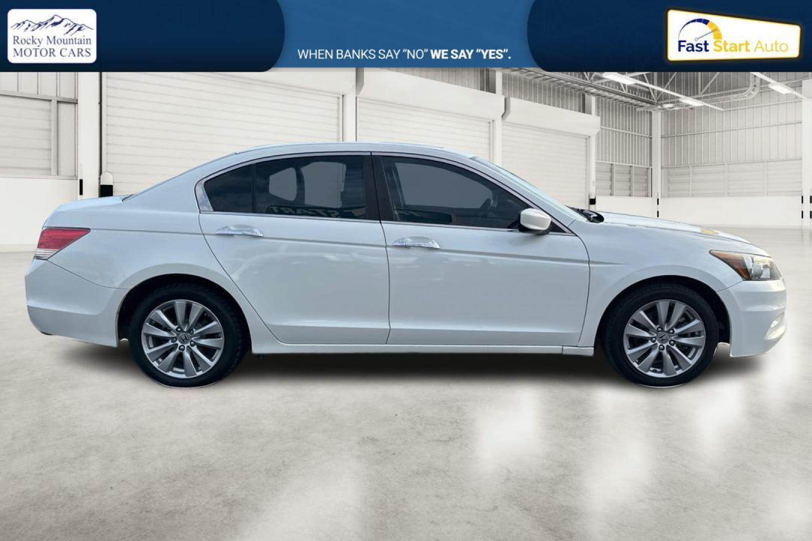 2012 White Honda Accord EX-L V6 Sedan AT (1HGCP3F88CA) with an 3.5L V6 SOHC 24V engine, 5-Speed Automatic transmission, located at 7755 State Street, Midvale, UT, 84047, (801) 753-9063, 40.610329, -111.892159 - Photo#1