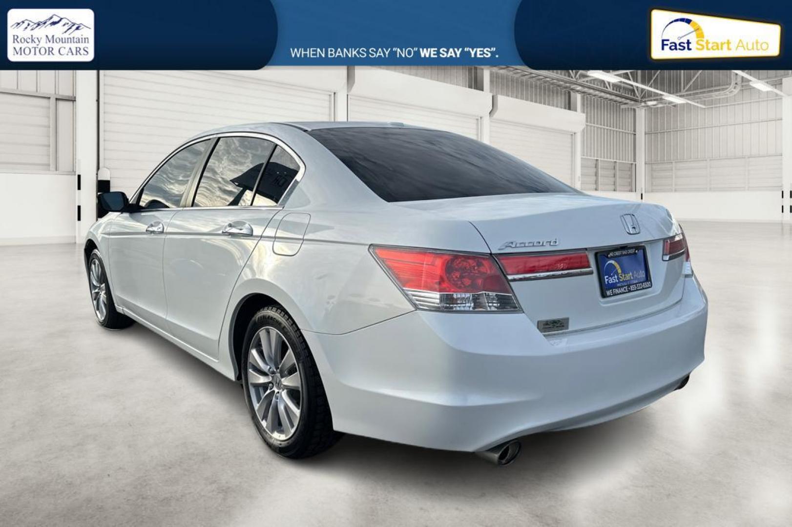 2012 White Honda Accord EX-L V6 Sedan AT (1HGCP3F88CA) with an 3.5L V6 SOHC 24V engine, 5-Speed Automatic transmission, located at 7755 State Street, Midvale, UT, 84047, (801) 753-9063, 40.610329, -111.892159 - Photo#5