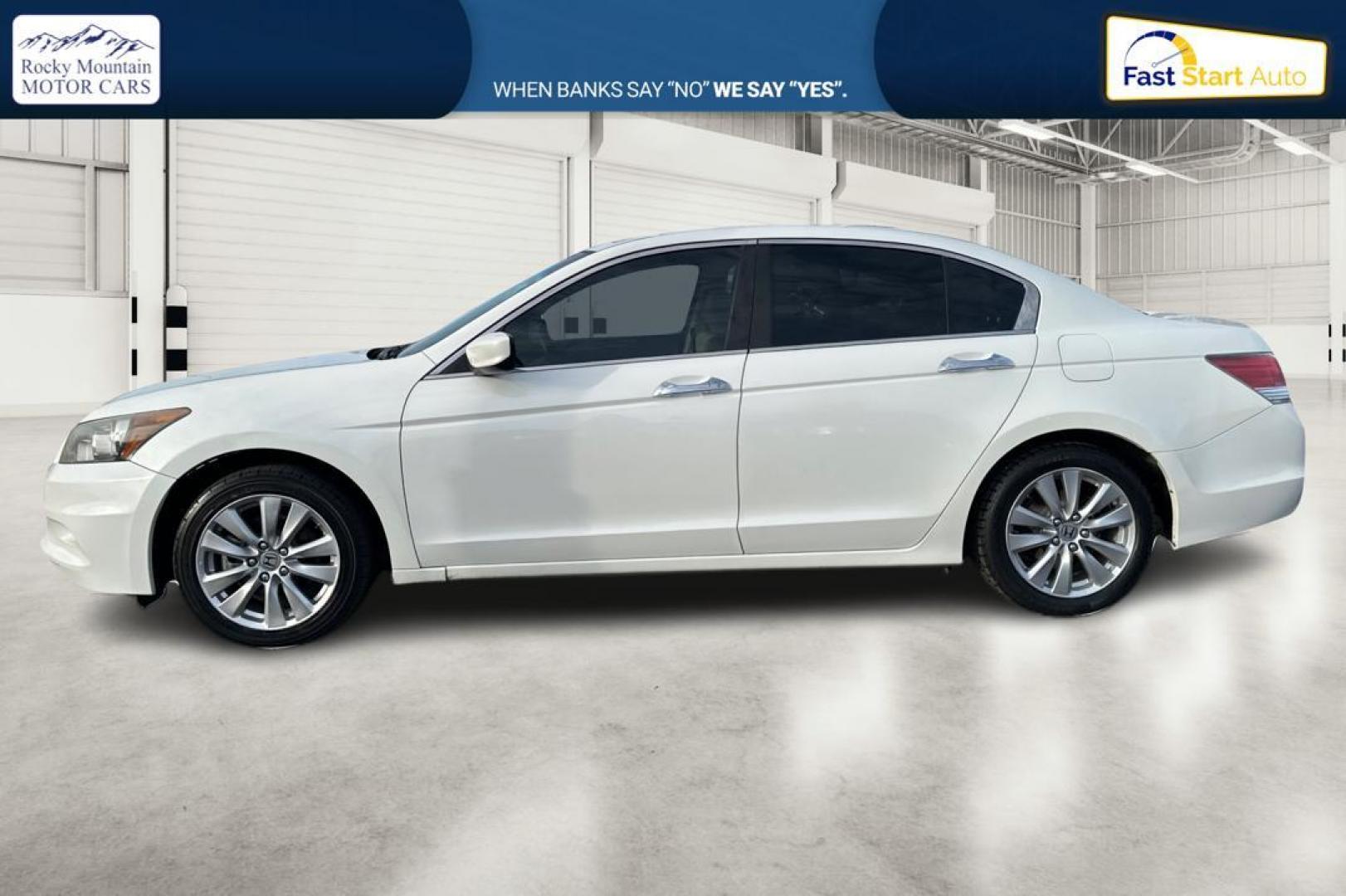 2012 White Honda Accord EX-L V6 Sedan AT (1HGCP3F88CA) with an 3.5L V6 SOHC 24V engine, 5-Speed Automatic transmission, located at 7755 State Street, Midvale, UT, 84047, (801) 753-9063, 40.610329, -111.892159 - Photo#6