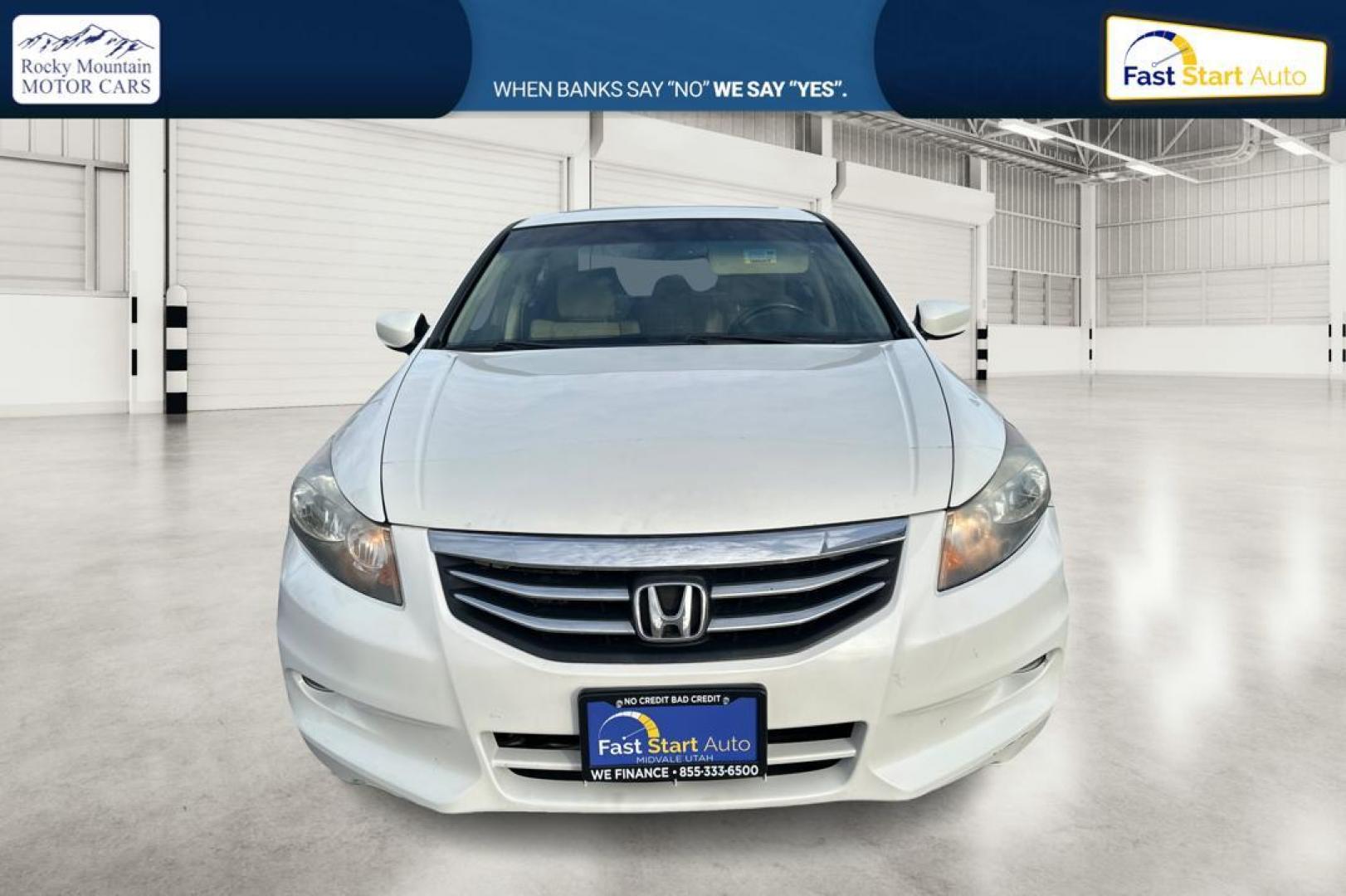 2012 White Honda Accord EX-L V6 Sedan AT (1HGCP3F88CA) with an 3.5L V6 SOHC 24V engine, 5-Speed Automatic transmission, located at 7755 State Street, Midvale, UT, 84047, (801) 753-9063, 40.610329, -111.892159 - Photo#9