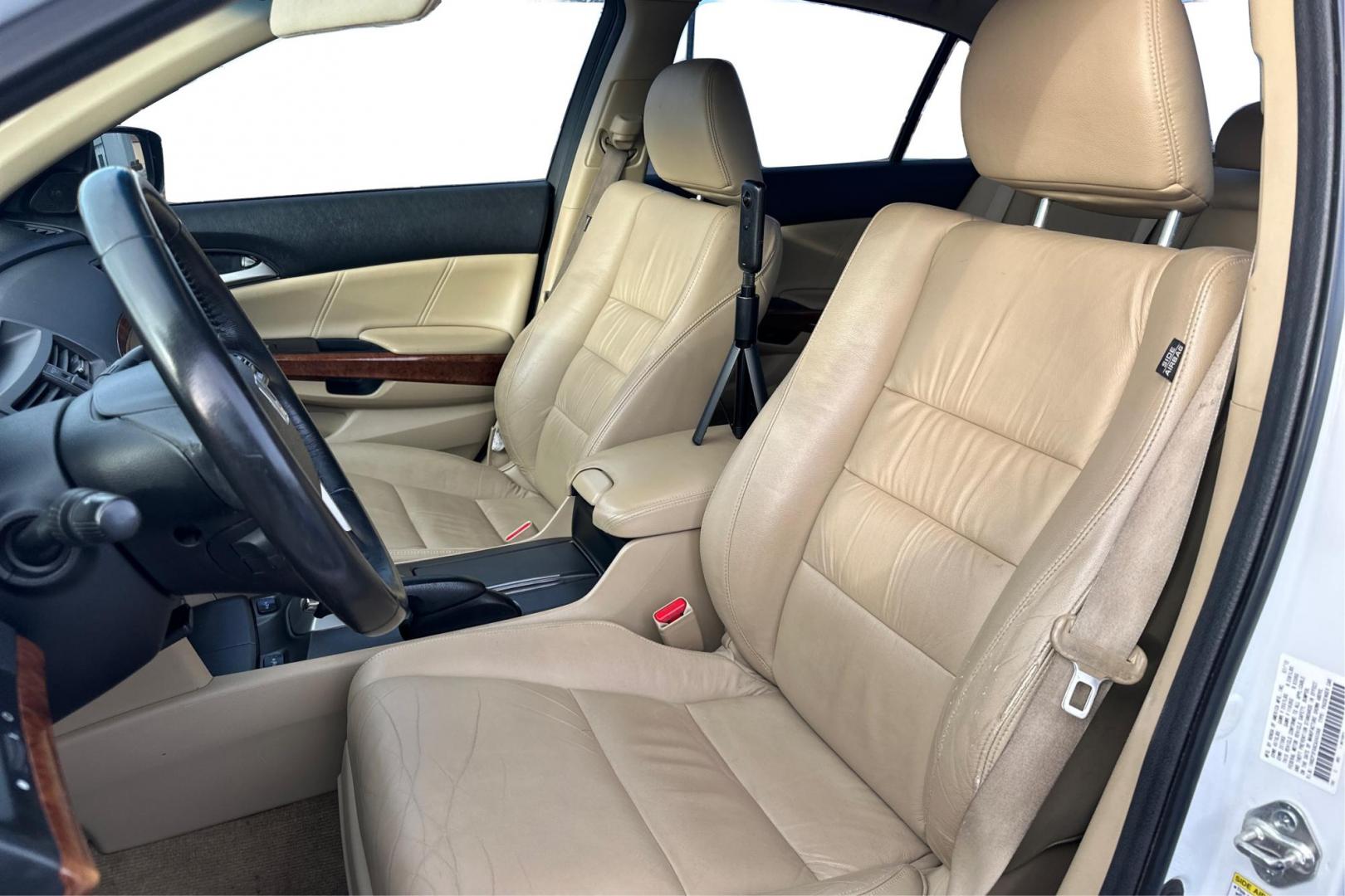 2012 White Honda Accord EX-L V6 Sedan AT (1HGCP3F88CA) with an 3.5L V6 SOHC 24V engine, 5-Speed Automatic transmission, located at 7755 State Street, Midvale, UT, 84047, (801) 753-9063, 40.610329, -111.892159 - Photo#14