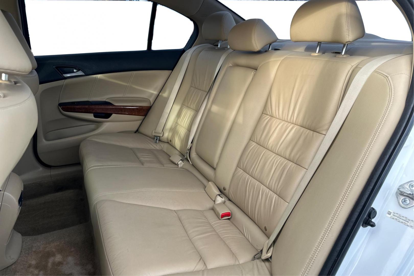 2012 White Honda Accord EX-L V6 Sedan AT (1HGCP3F88CA) with an 3.5L V6 SOHC 24V engine, 5-Speed Automatic transmission, located at 7755 State Street, Midvale, UT, 84047, (801) 753-9063, 40.610329, -111.892159 - Photo#15