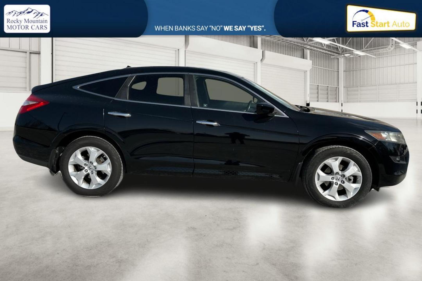 2012 Black Honda Accord Crosstour EX-L V-6 2WD w/ Navigation (5J6TF1H5XCL) with an 3.5L V6 SOHC 24V engine, 5-Speed Automatic transmission, located at 344 S Washington Blvd, Ogden, UT, 84404, (801) 399-1799, 41.255482, -111.970848 - Photo#1