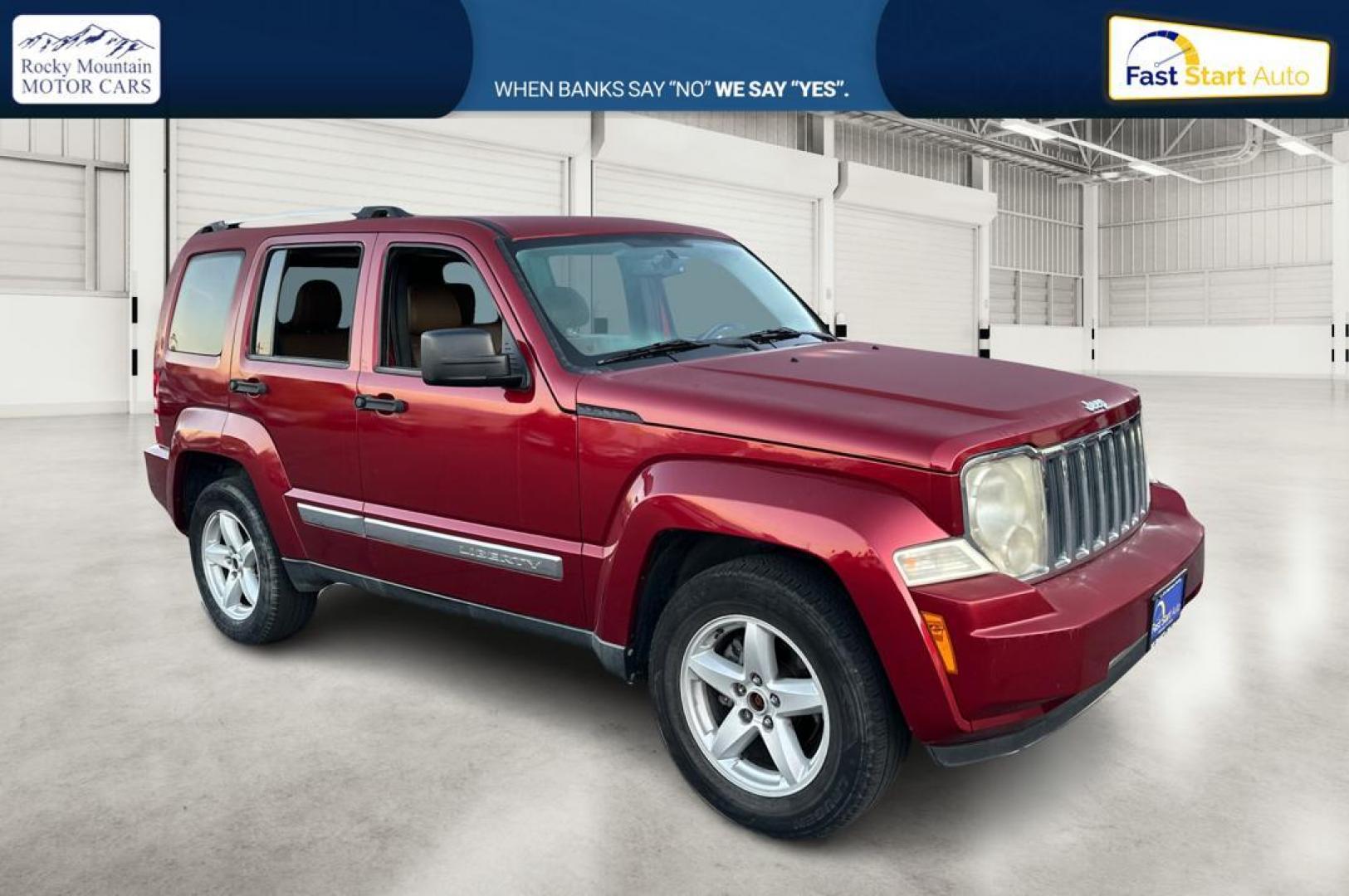 2012 Red Jeep Liberty Limited 4WD (1C4PJMCK5CW) with an 3.7L V6 SOHC 12V engine, 4-Speed Automatic transmission, located at 7755 State Street, Midvale, UT, 84047, (801) 753-9063, 40.610329, -111.892159 - Photo#0