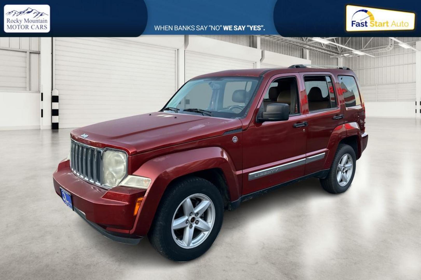 2012 Red Jeep Liberty Limited 4WD (1C4PJMCK5CW) with an 3.7L V6 SOHC 12V engine, 4-Speed Automatic transmission, located at 7755 State Street, Midvale, UT, 84047, (801) 753-9063, 40.610329, -111.892159 - Photo#8