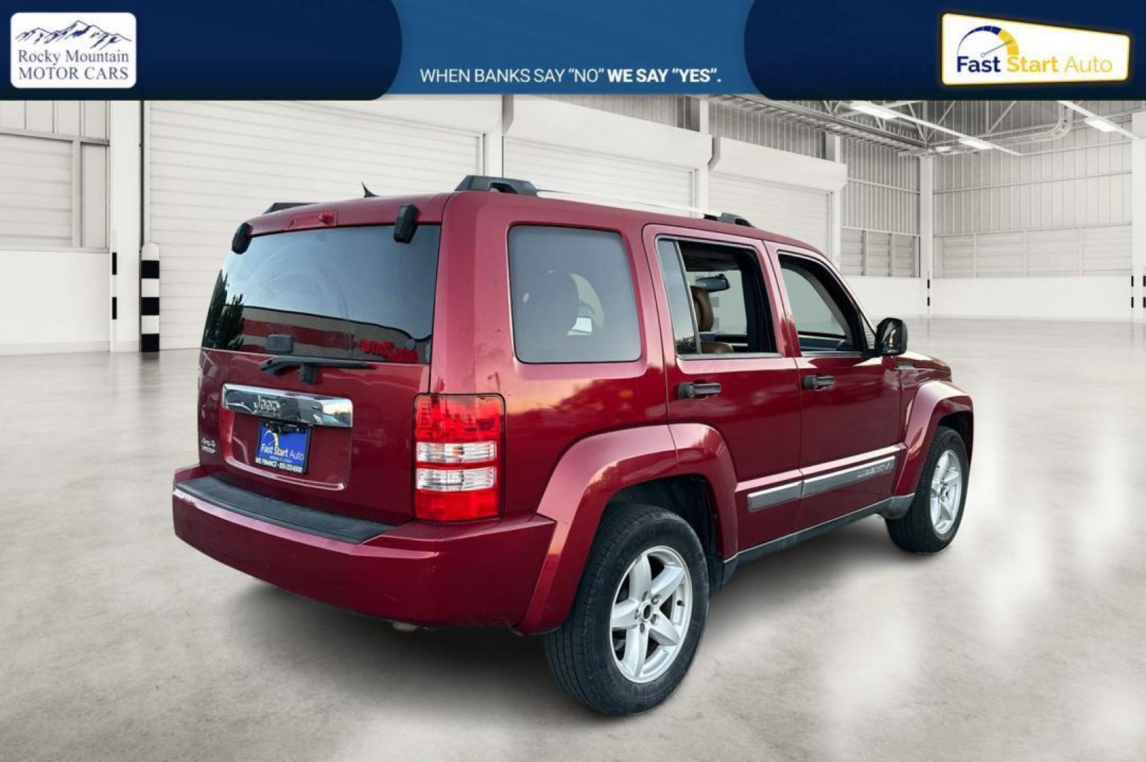 2012 Red Jeep Liberty Limited 4WD (1C4PJMCK5CW) with an 3.7L V6 SOHC 12V engine, 4-Speed Automatic transmission, located at 7755 State Street, Midvale, UT, 84047, (801) 753-9063, 40.610329, -111.892159 - Photo#2