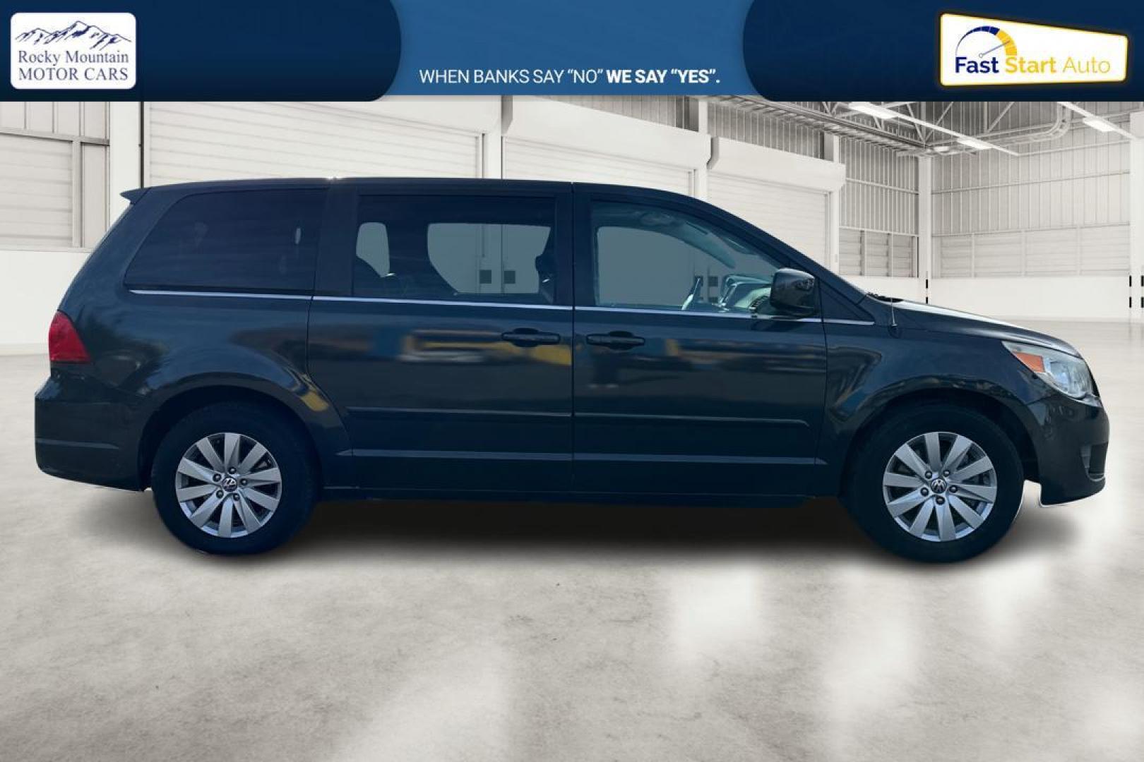 2012 Gray Volkswagen Routan SEL (2C4RVACG7CR) with an 3.6L V6 DOHC 24V engine, 6-Speed Automatic transmission, located at 7755 State Street, Midvale, UT, 84047, (801) 753-9063, 40.610329, -111.892159 - Photo#1