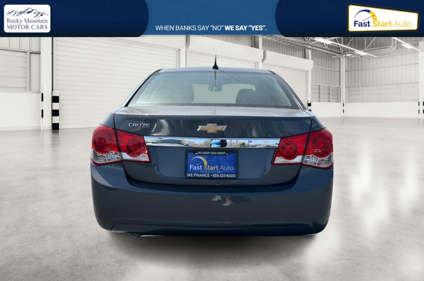 2013 Gray Chevrolet Cruze LS Auto (1G1PA5SGXD7) with an 1.8L L4 DOHC 16V engine, 6-Speed Automatic transmission, located at 7755 State Street, Midvale, UT, 84047, (801) 753-9063, 40.610329, -111.892159 - Photo#4