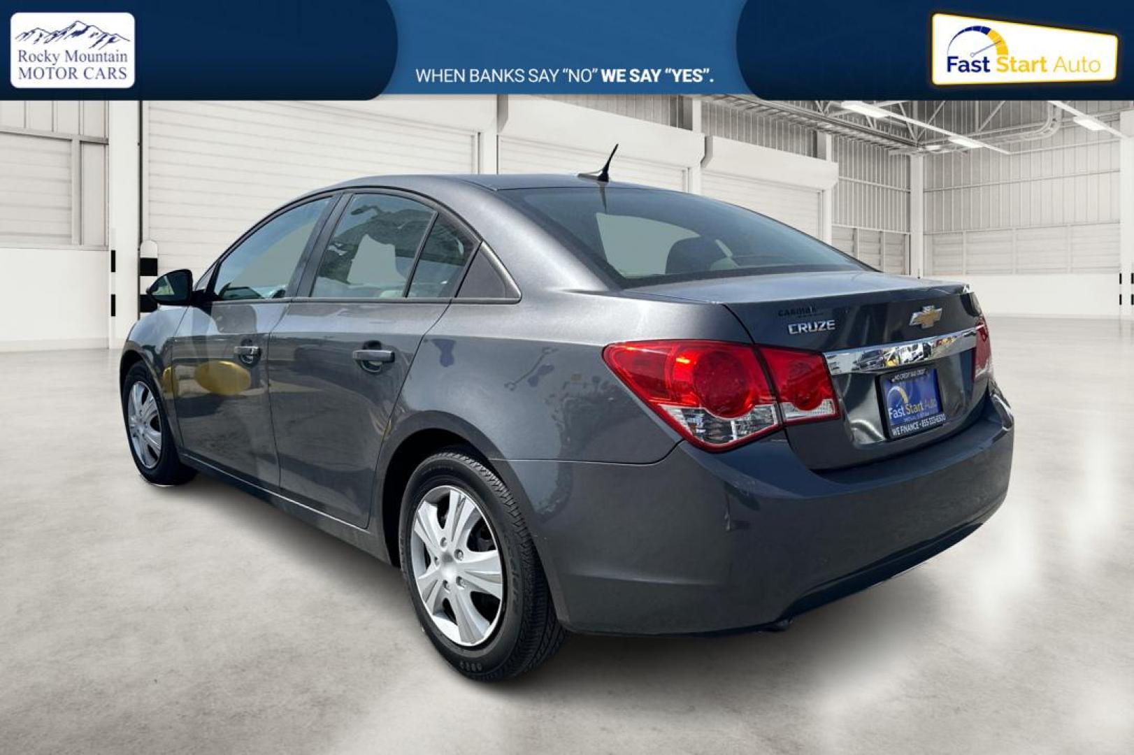 2013 Gray Chevrolet Cruze LS Auto (1G1PA5SGXD7) with an 1.8L L4 DOHC 16V engine, 6-Speed Automatic transmission, located at 7755 State Street, Midvale, UT, 84047, (801) 753-9063, 40.610329, -111.892159 - Photo#5