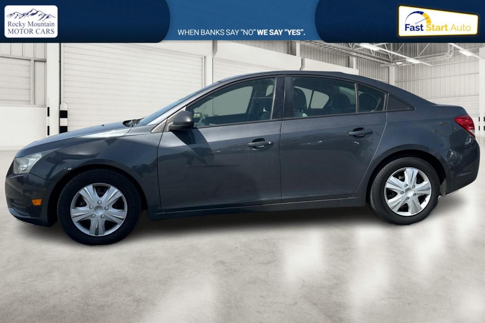 2013 Gray Chevrolet Cruze LS Auto (1G1PA5SGXD7) with an 1.8L L4 DOHC 16V engine, 6-Speed Automatic transmission, located at 7755 State Street, Midvale, UT, 84047, (801) 753-9063, 40.610329, -111.892159 - Photo#6