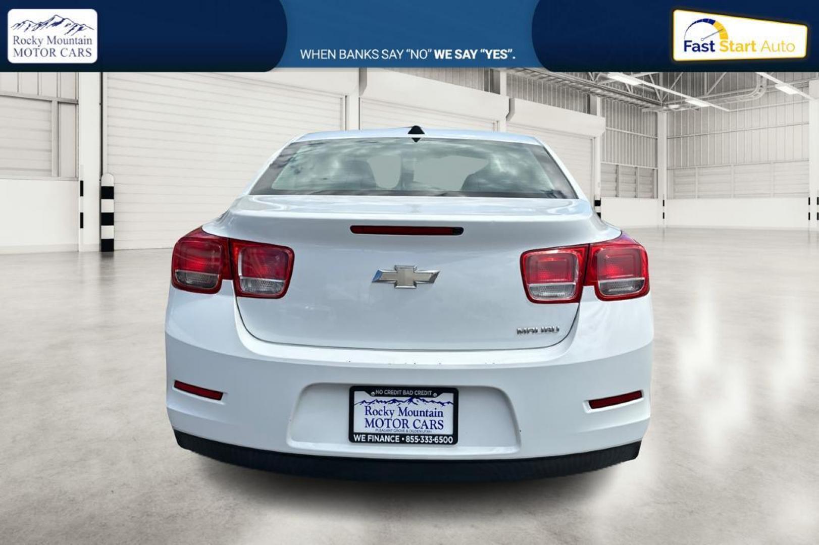 2013 White Chevrolet Malibu LS Fleet (1G11A5SA6DF) with an 2.5L L4 DOHC 16V engine, 6-Speed Automatic transmission, located at 767 S State Road, Pleasant Grove, UT, 84062, (801) 785-1058, 40.354839, -111.736687 - Photo#4