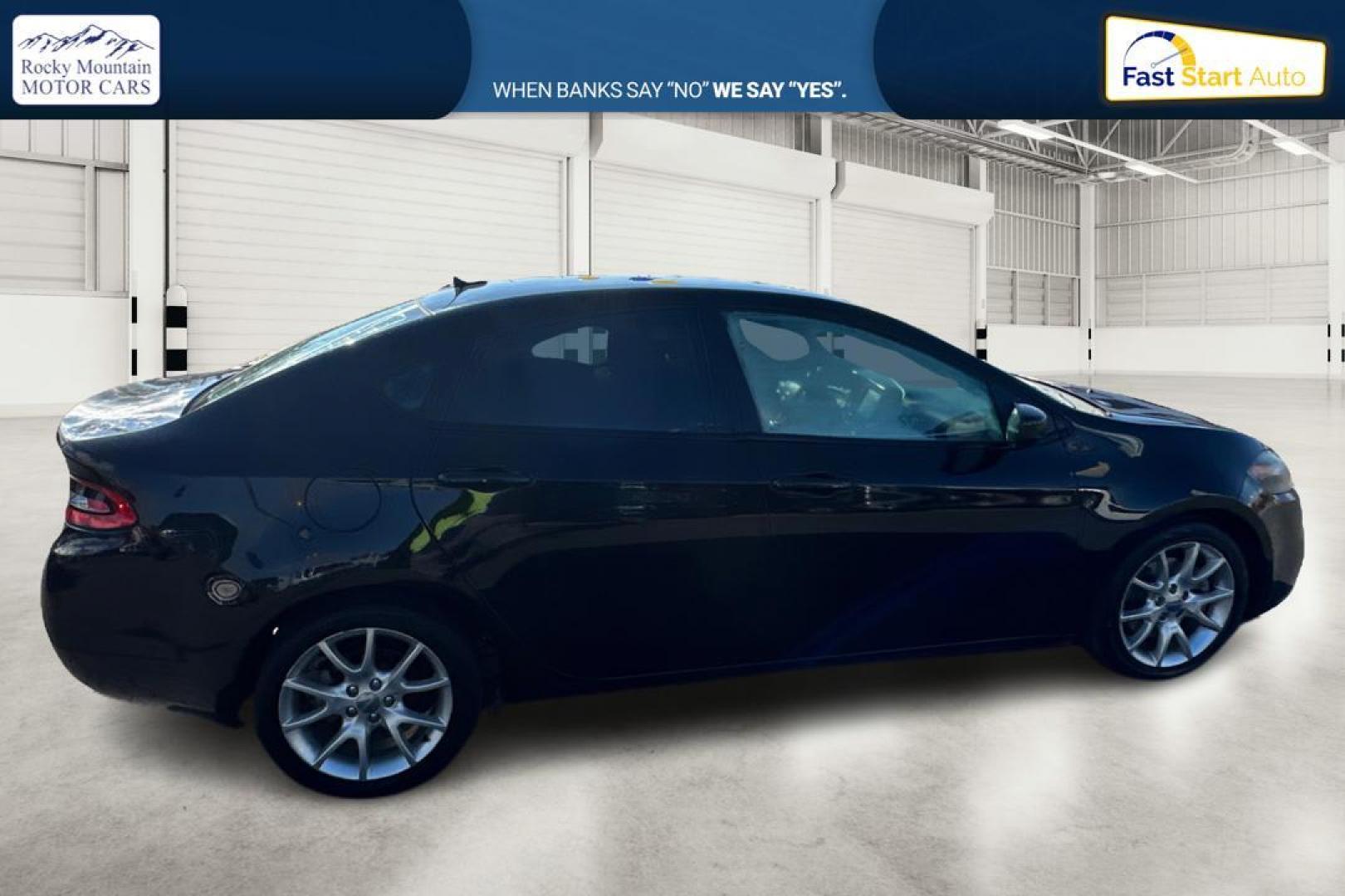 2013 Black Dodge Dart SXT (1C3CDFBH4DD) with an 1.4L L4 DOHC 16V TURBO engine, located at 7755 State Street, Midvale, UT, 84047, (801) 753-9063, 40.610329, -111.892159 - Photo#2