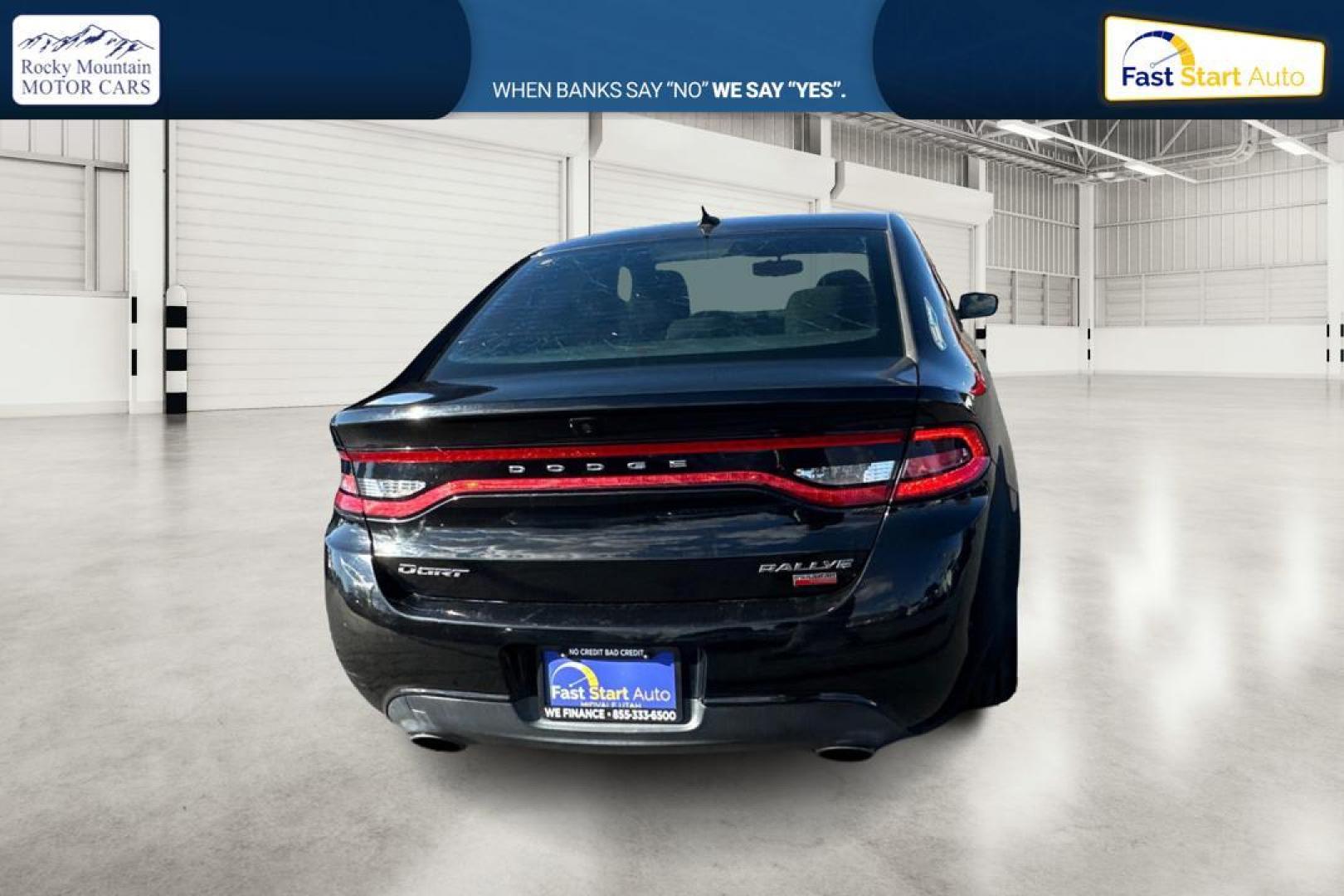 2013 Black Dodge Dart SXT (1C3CDFBH4DD) with an 1.4L L4 DOHC 16V TURBO engine, located at 7755 State Street, Midvale, UT, 84047, (801) 753-9063, 40.610329, -111.892159 - Photo#3