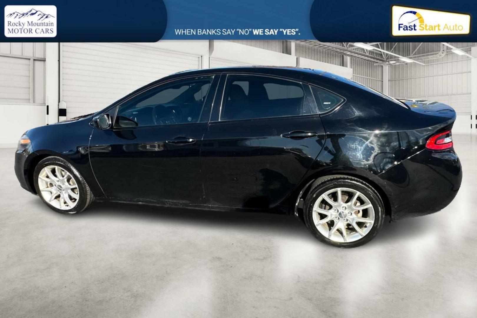 2013 Black Dodge Dart SXT (1C3CDFBH4DD) with an 1.4L L4 DOHC 16V TURBO engine, located at 7755 State Street, Midvale, UT, 84047, (801) 753-9063, 40.610329, -111.892159 - Photo#5