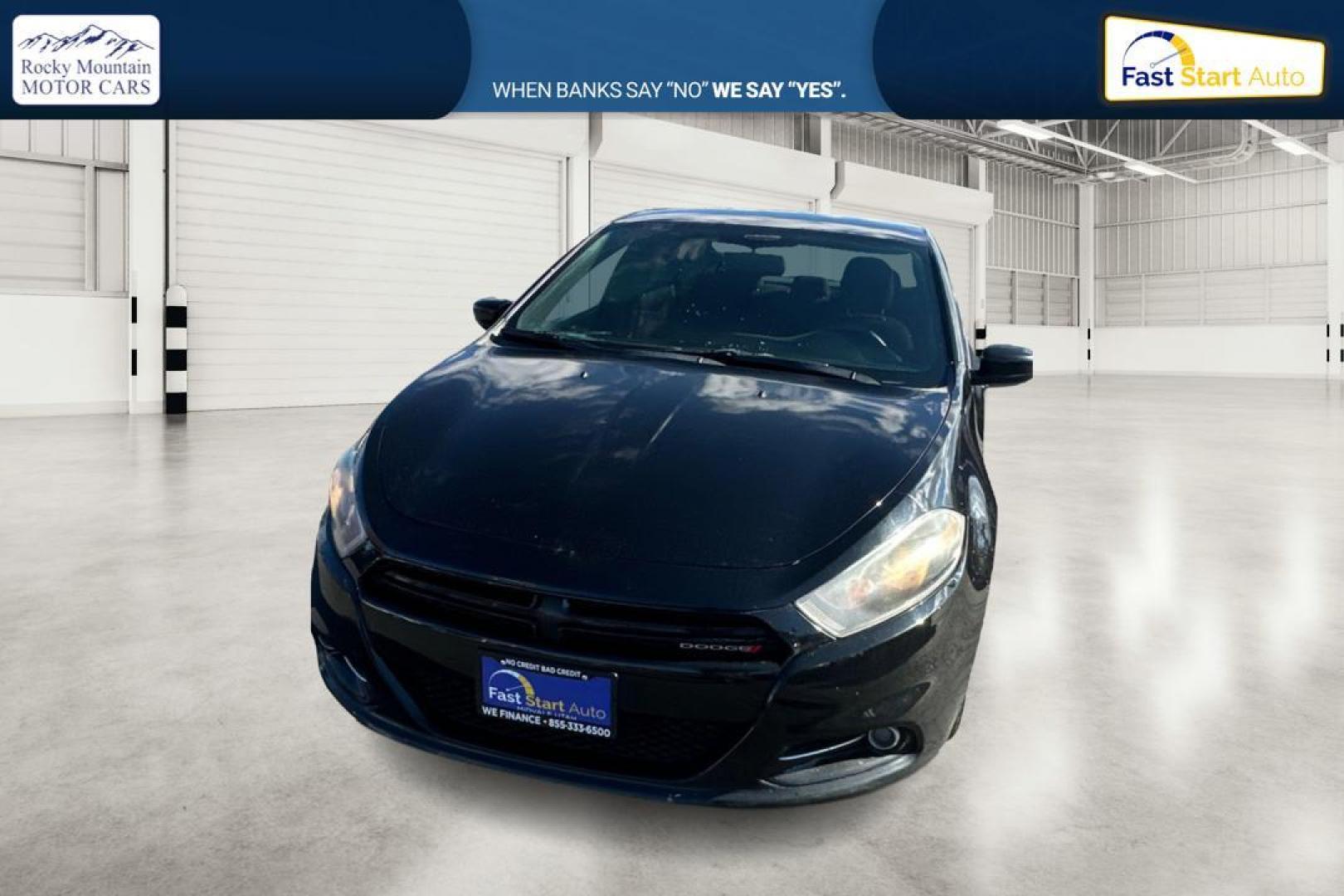 2013 Black Dodge Dart SXT (1C3CDFBH4DD) with an 1.4L L4 DOHC 16V TURBO engine, located at 7755 State Street, Midvale, UT, 84047, (801) 753-9063, 40.610329, -111.892159 - Photo#7