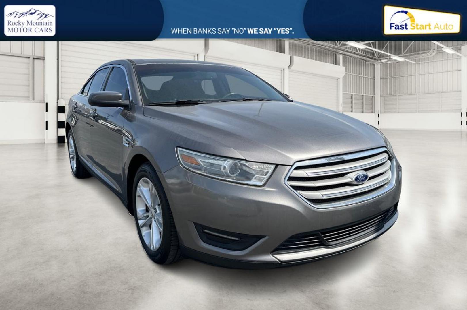 2013 Gray Ford Taurus SEL FWD (1FAHP2E87DG) with an 3.5L V6 DOHC 24V engine, 6-Speed Automatic transmission, located at 7755 State Street, Midvale, UT, 84047, (801) 753-9063, 40.610329, -111.892159 - Photo#0