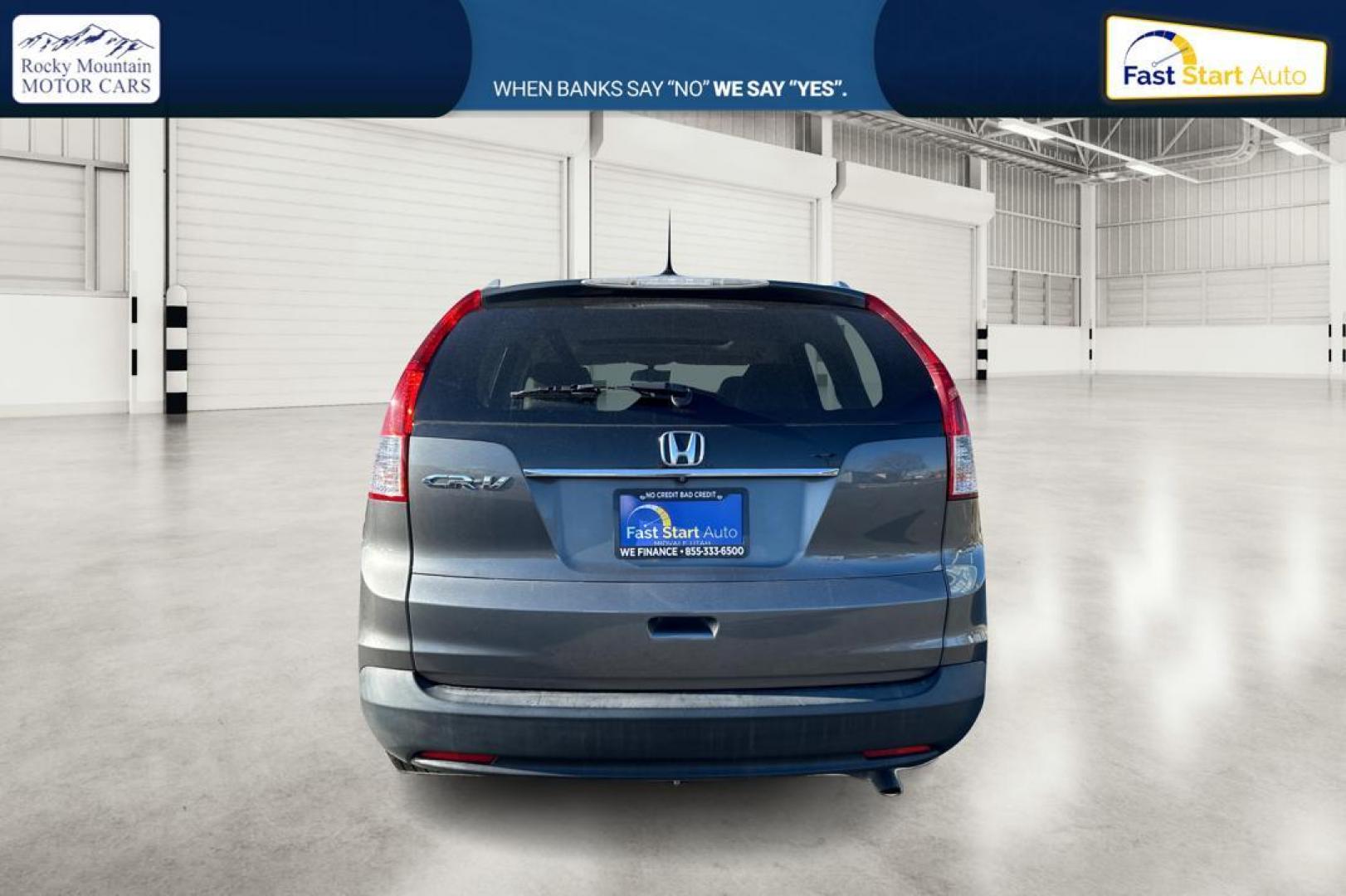 2013 Gray Honda CR-V EX-L 2WD 5-Speed AT (2HKRM3H74DH) with an 2.4L L4 DOHC 16V engine, 5-Speed Automatic transmission, located at 767 S State Road, Pleasant Grove, UT, 84062, (801) 785-1058, 40.354839, -111.736687 - Photo#4
