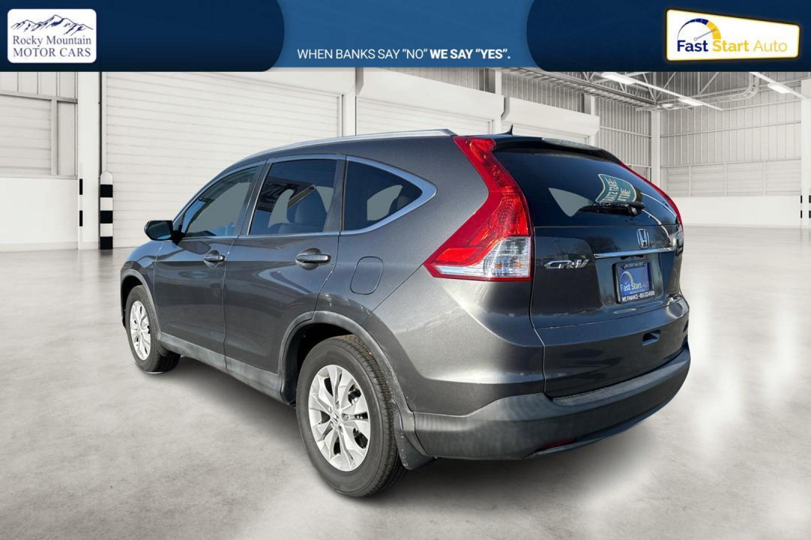 2013 Gray Honda CR-V EX-L 2WD 5-Speed AT (2HKRM3H74DH) with an 2.4L L4 DOHC 16V engine, 5-Speed Automatic transmission, located at 767 S State Road, Pleasant Grove, UT, 84062, (801) 785-1058, 40.354839, -111.736687 - Photo#5