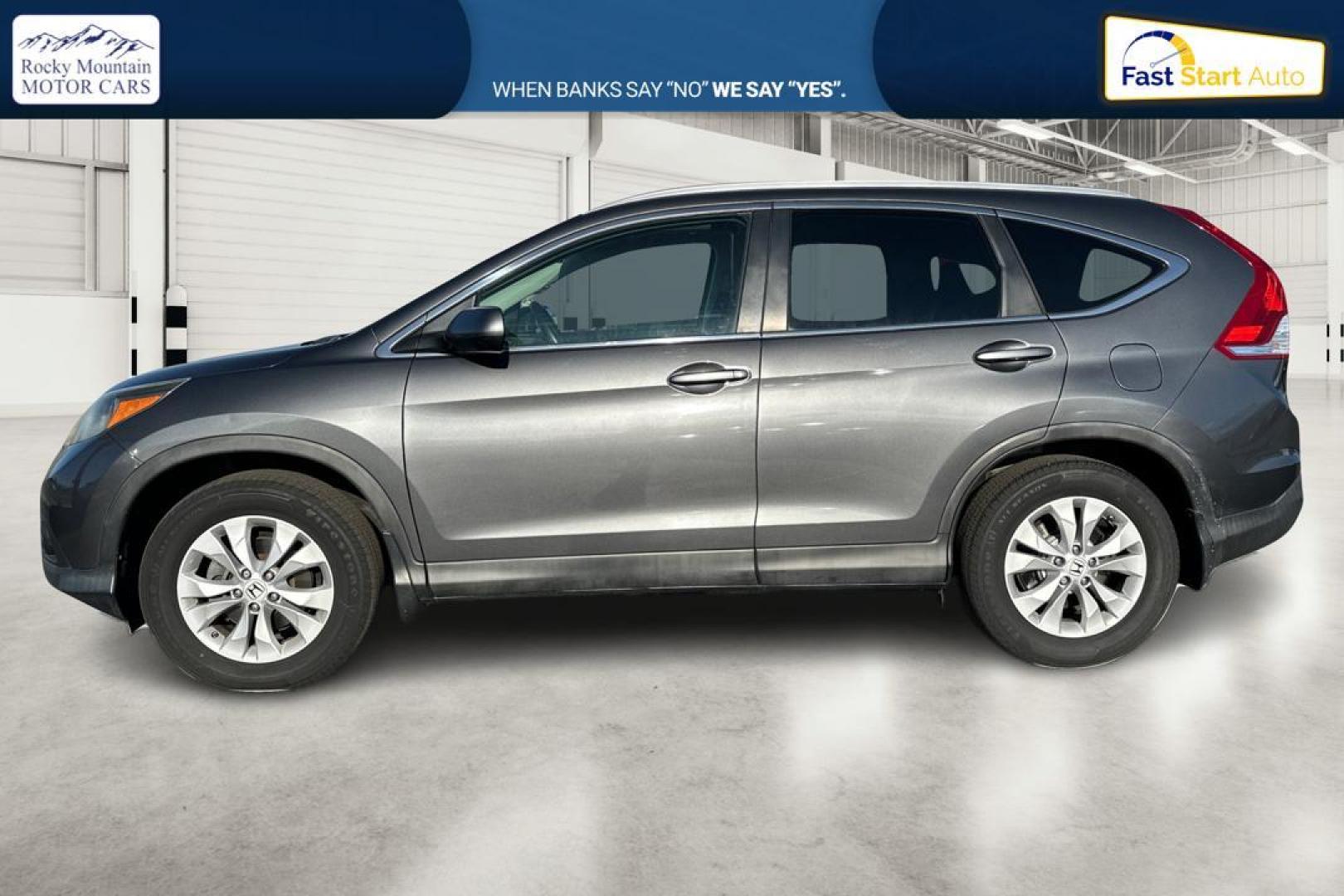 2013 Gray Honda CR-V EX-L 2WD 5-Speed AT (2HKRM3H74DH) with an 2.4L L4 DOHC 16V engine, 5-Speed Automatic transmission, located at 767 S State Road, Pleasant Grove, UT, 84062, (801) 785-1058, 40.354839, -111.736687 - Photo#6
