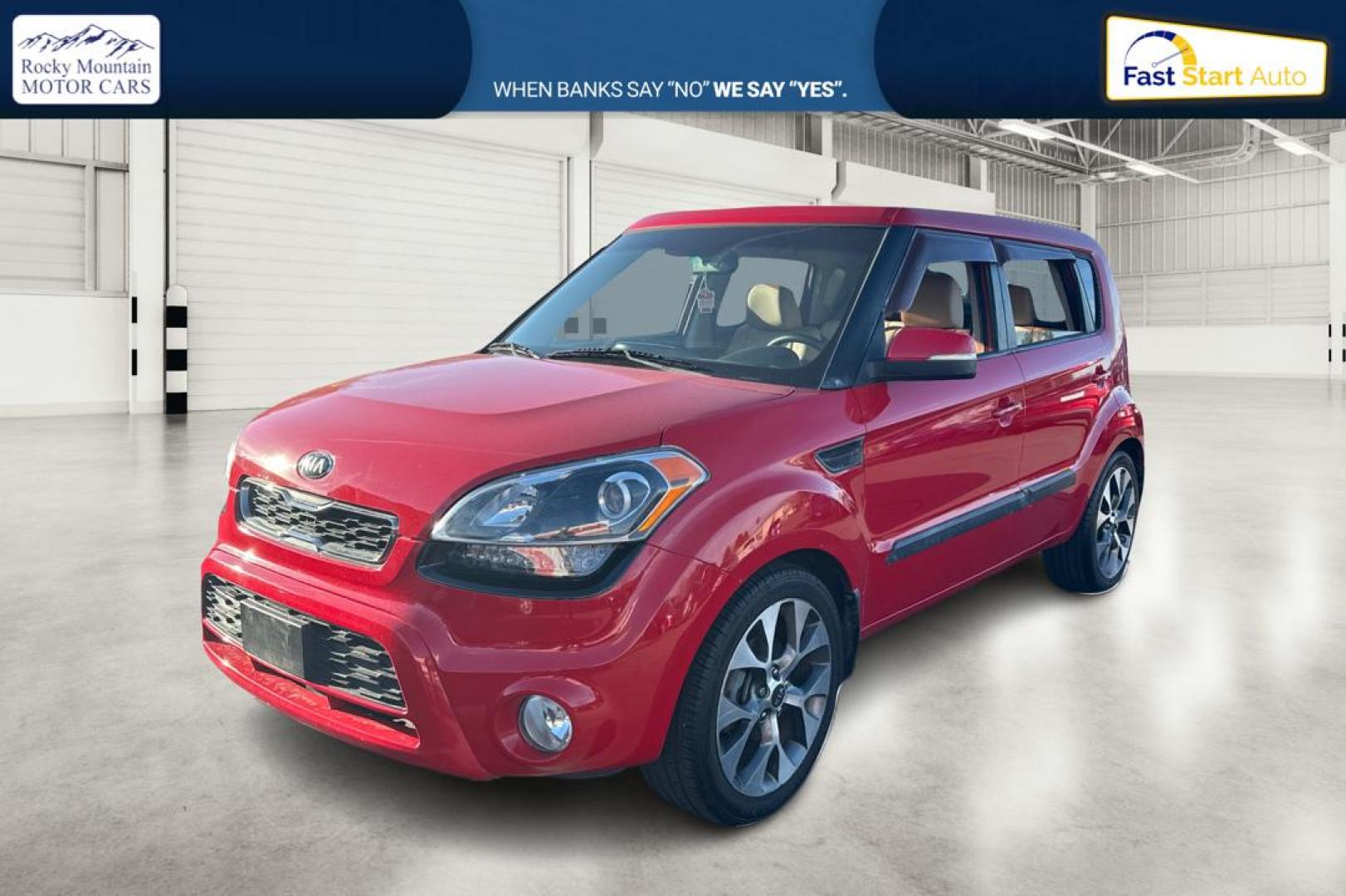 2013 Red Kia Soul ! (KNDJT2A69D7) with an 2.0L L4 DOHC 16V engine, Automatic, 6-Spd transmission, located at 7755 State Street, Midvale, UT, 84047, (801) 753-9063, 40.610329, -111.892159 - Photo#8
