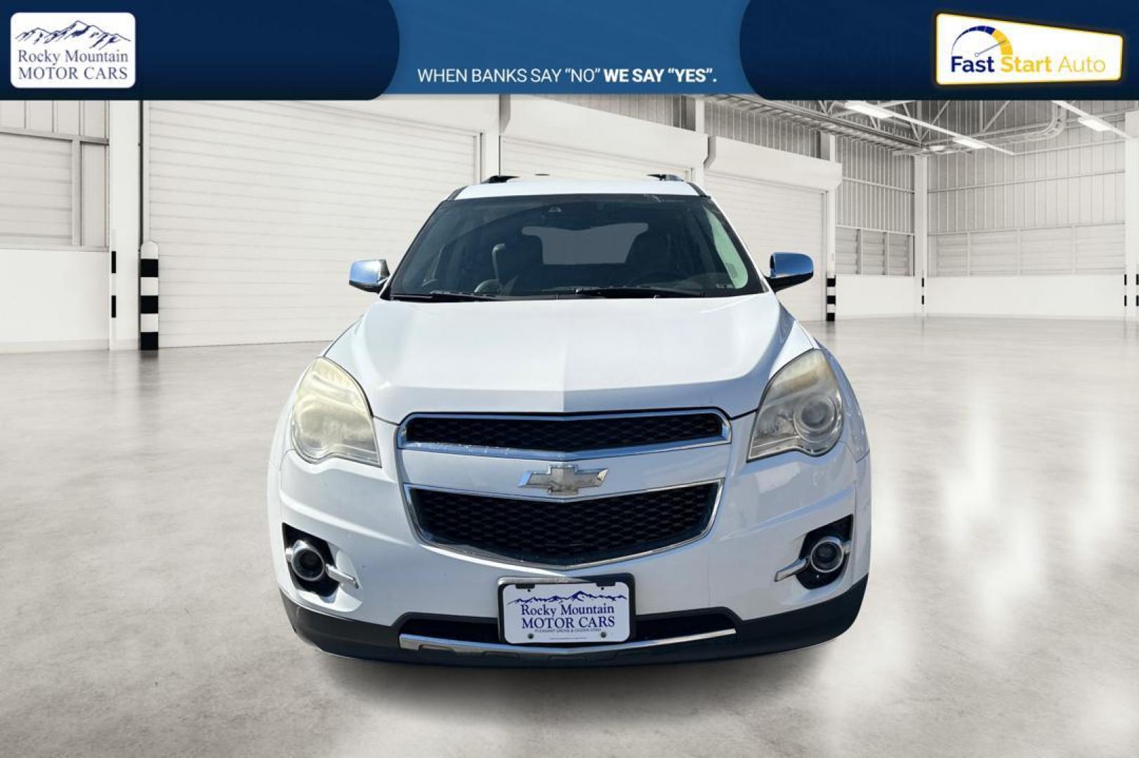 2014 White Chevrolet Equinox LTZ 2WD (2GNALDEK3E6) with an 2.4L L4 DOHC 16V engine, 6-Speed Automatic transmission, located at 7755 State Street, Midvale, UT, 84047, (801) 753-9063, 40.610329, -111.892159 - Photo#9