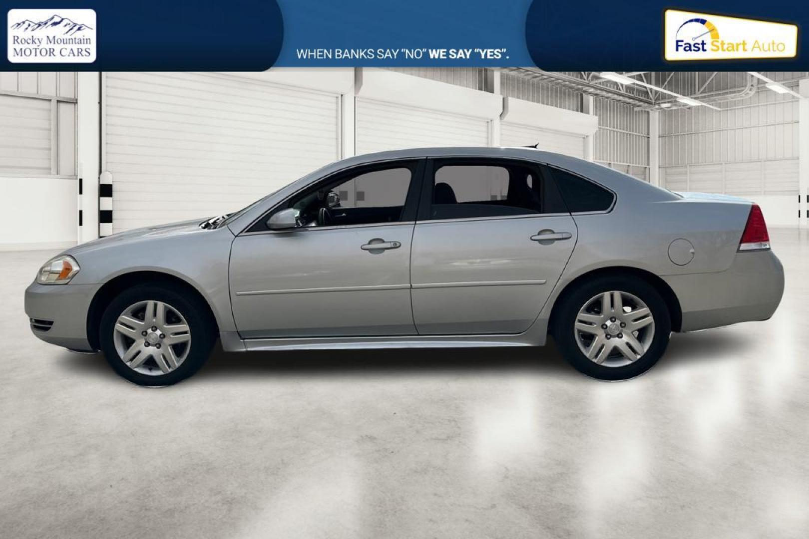 2014 Silver Chevrolet Impala LT (2G1WB5E3XE1) with an 3.6L V6 DOHC 16V FFV engine, 6-Speed Automatic transmission, located at 7755 State Street, Midvale, UT, 84047, (801) 753-9063, 40.610329, -111.892159 - Photo#6