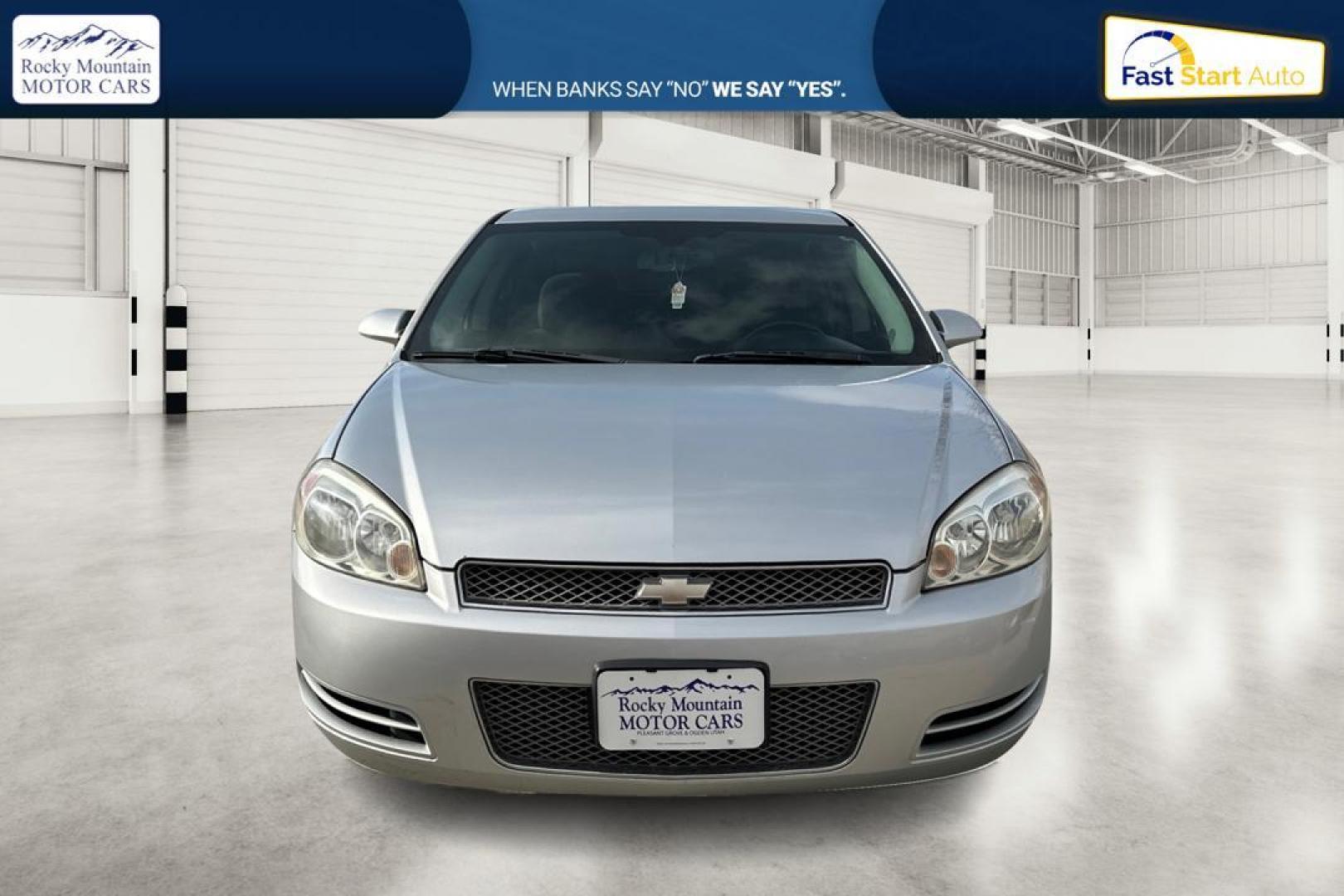 2014 Silver Chevrolet Impala LT (2G1WB5E3XE1) with an 3.6L V6 DOHC 16V FFV engine, 6-Speed Automatic transmission, located at 7755 State Street, Midvale, UT, 84047, (801) 753-9063, 40.610329, -111.892159 - Photo#9