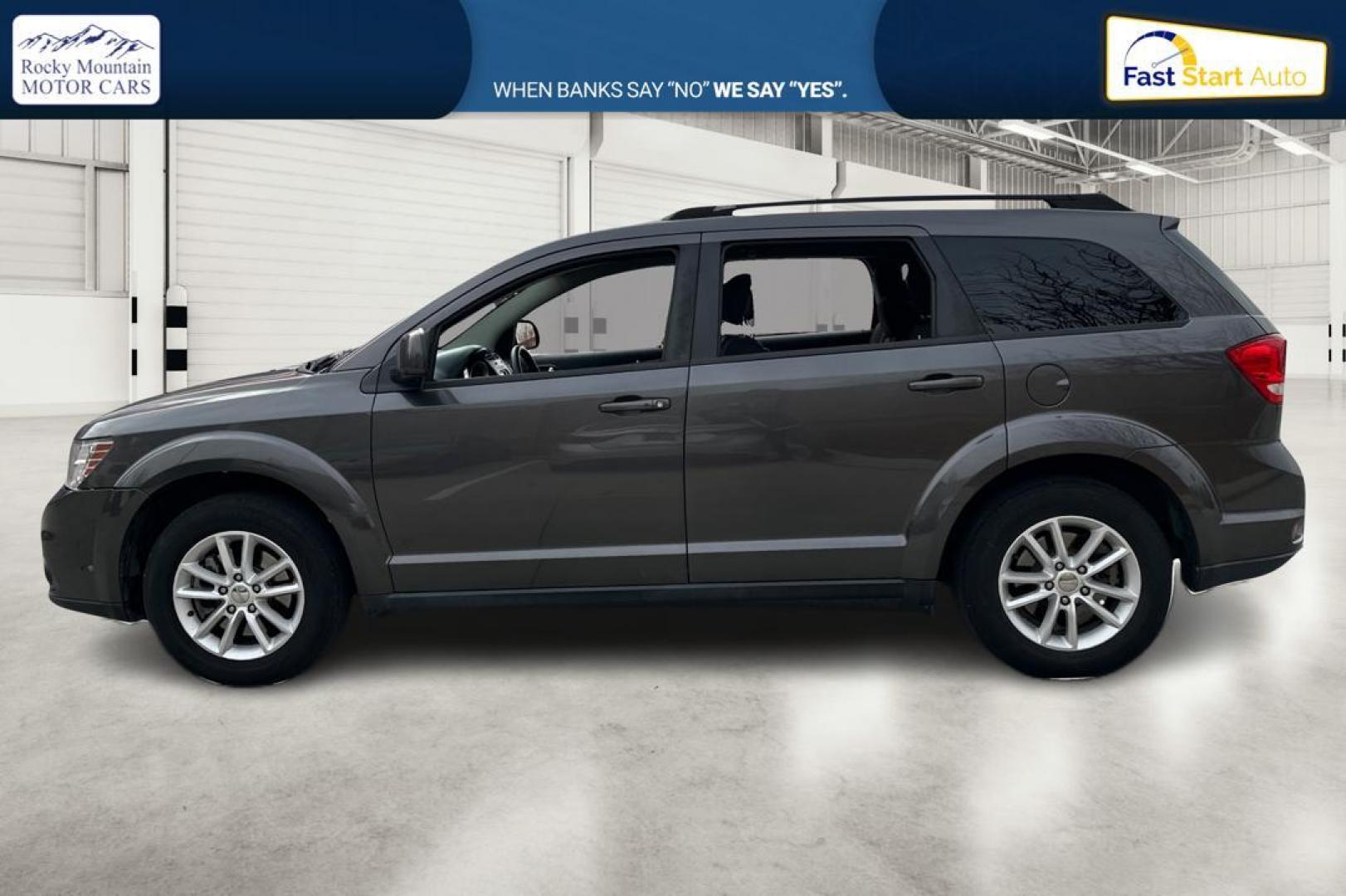 2014 Gray Dodge Journey SXT (3C4PDCBB6ET) with an 2.4L L6 DOHC 16V engine, 4-Speed Automatic transmission, located at 7755 State Street, Midvale, UT, 84047, (801) 753-9063, 40.610329, -111.892159 - Photo#6