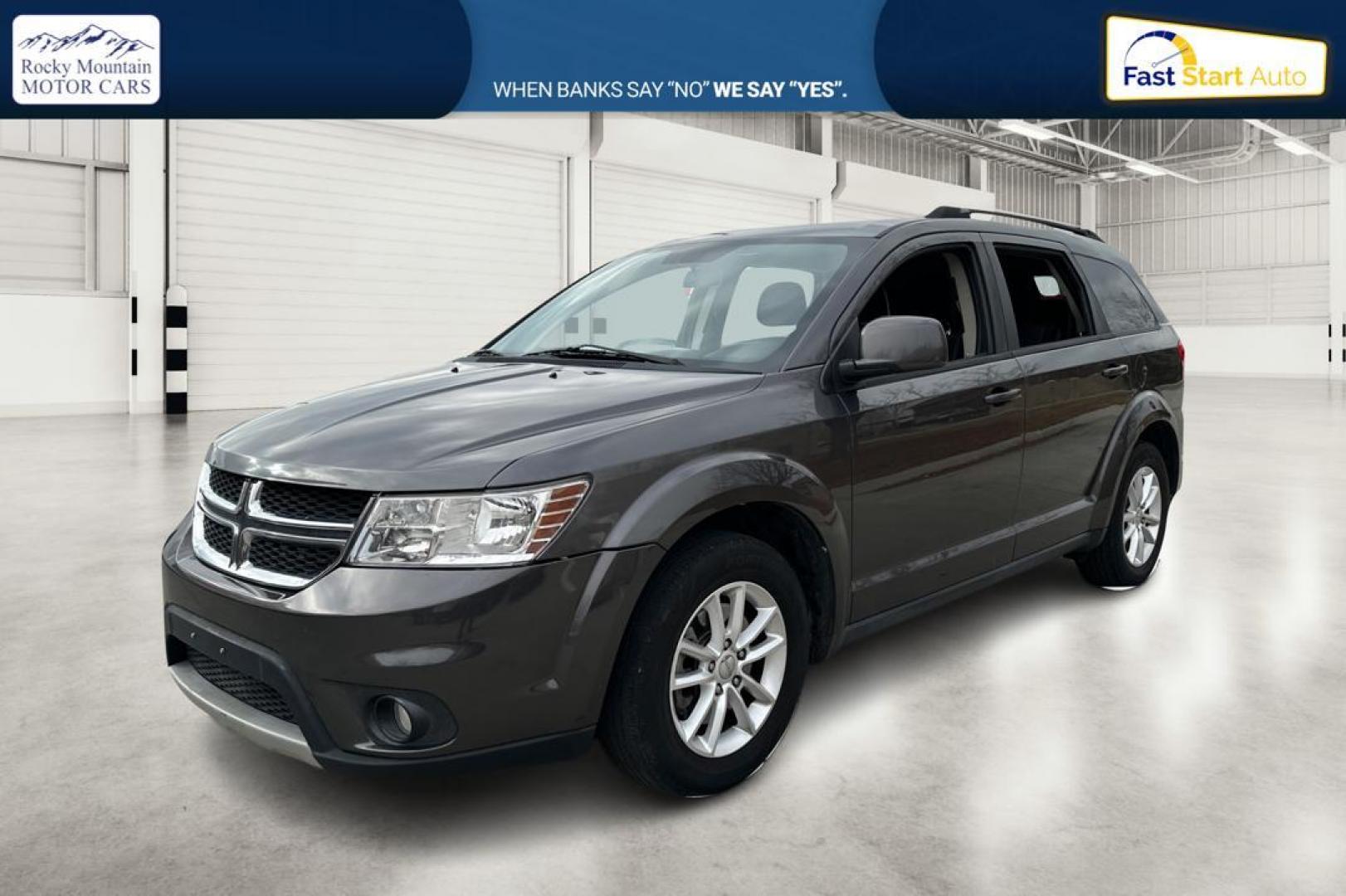 2014 Gray Dodge Journey SXT (3C4PDCBB6ET) with an 2.4L L6 DOHC 16V engine, 4-Speed Automatic transmission, located at 7755 State Street, Midvale, UT, 84047, (801) 753-9063, 40.610329, -111.892159 - Photo#8
