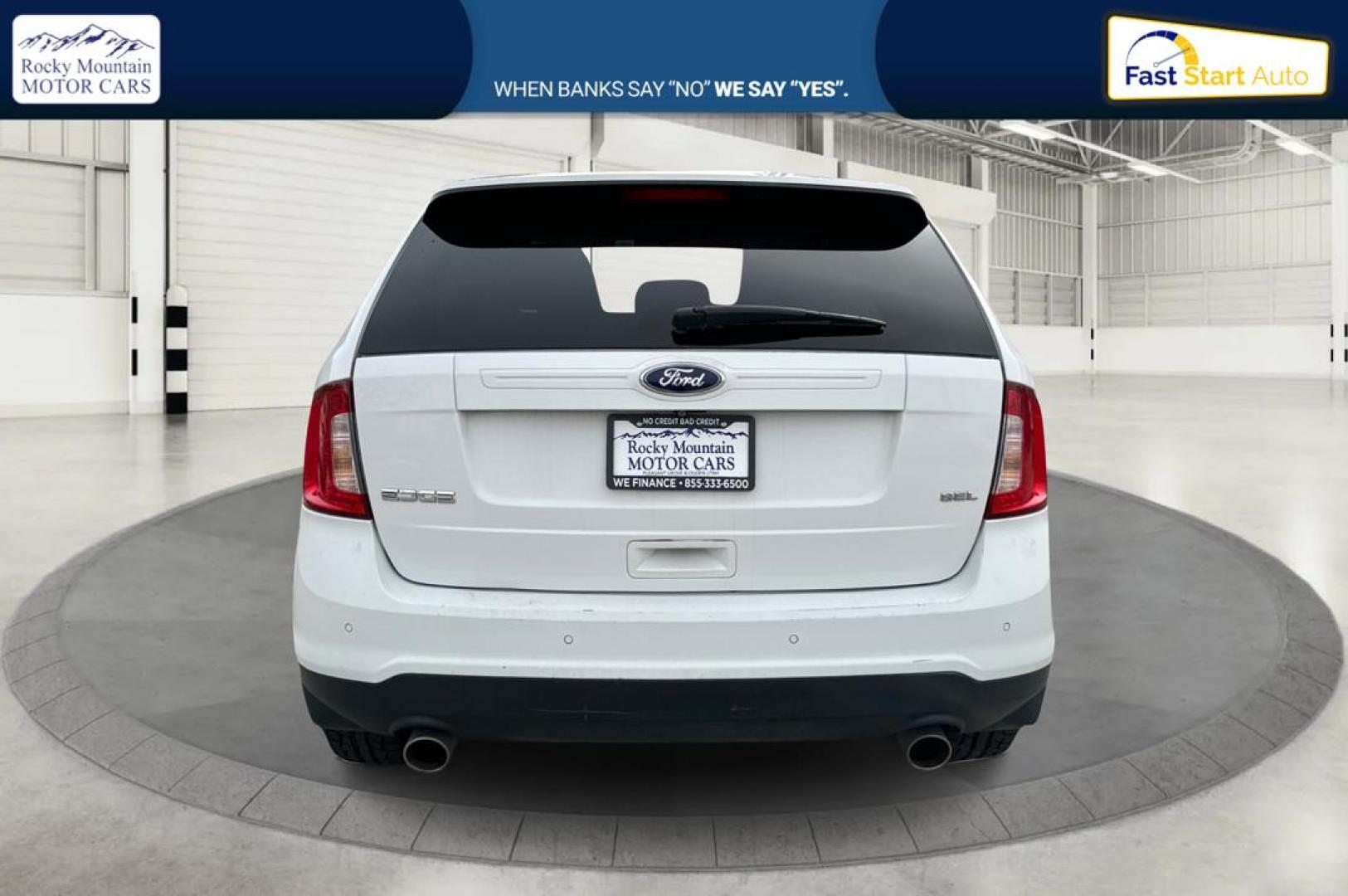 2014 White Ford Edge SEL FWD (2FMDK3JC9EB) with an 3.5L V6 DOHC 24V engine, 6-Speed Automatic transmission, located at 767 S State Road, Pleasant Grove, UT, 84062, (801) 785-1058, 40.354839, -111.736687 - Photo#3