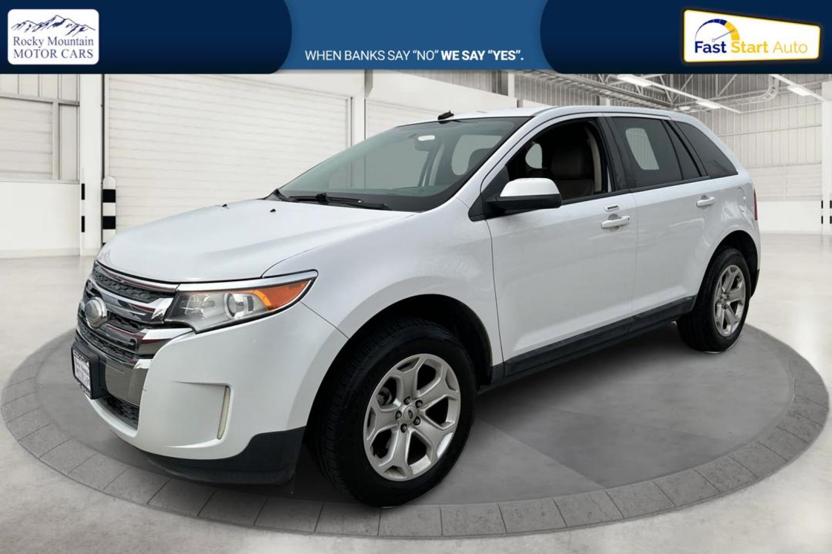 2014 White Ford Edge SEL FWD (2FMDK3JC9EB) with an 3.5L V6 DOHC 24V engine, 6-Speed Automatic transmission, located at 767 S State Road, Pleasant Grove, UT, 84062, (801) 785-1058, 40.354839, -111.736687 - Photo#6