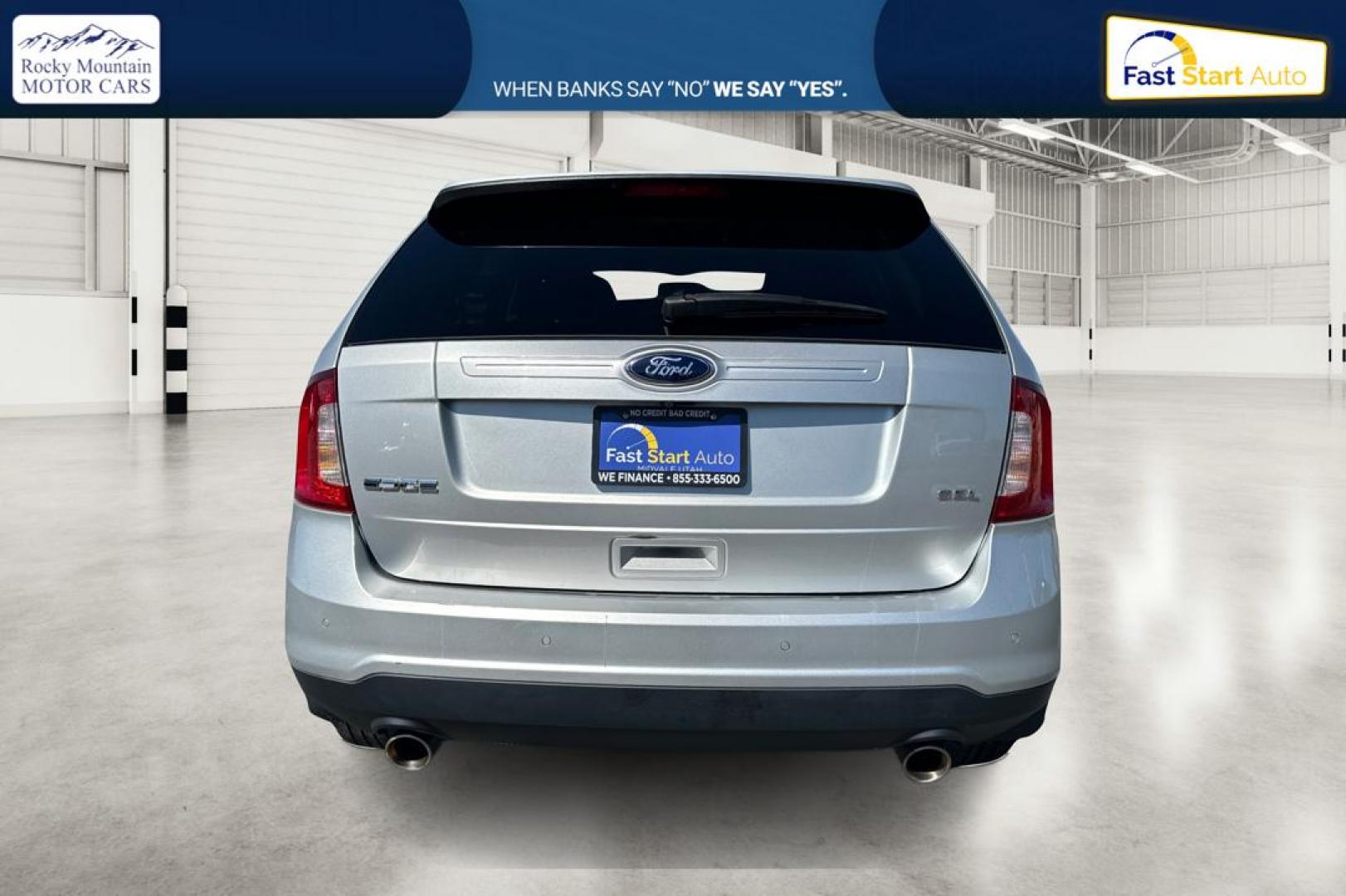 2014 Silver Ford Edge SEL FWD (2FMDK3JC9EB) with an 3.5L V6 DOHC 24V engine, 6-Speed Automatic transmission, located at 767 S State Road, Pleasant Grove, UT, 84062, (801) 785-1058, 40.354839, -111.736687 - Photo#4