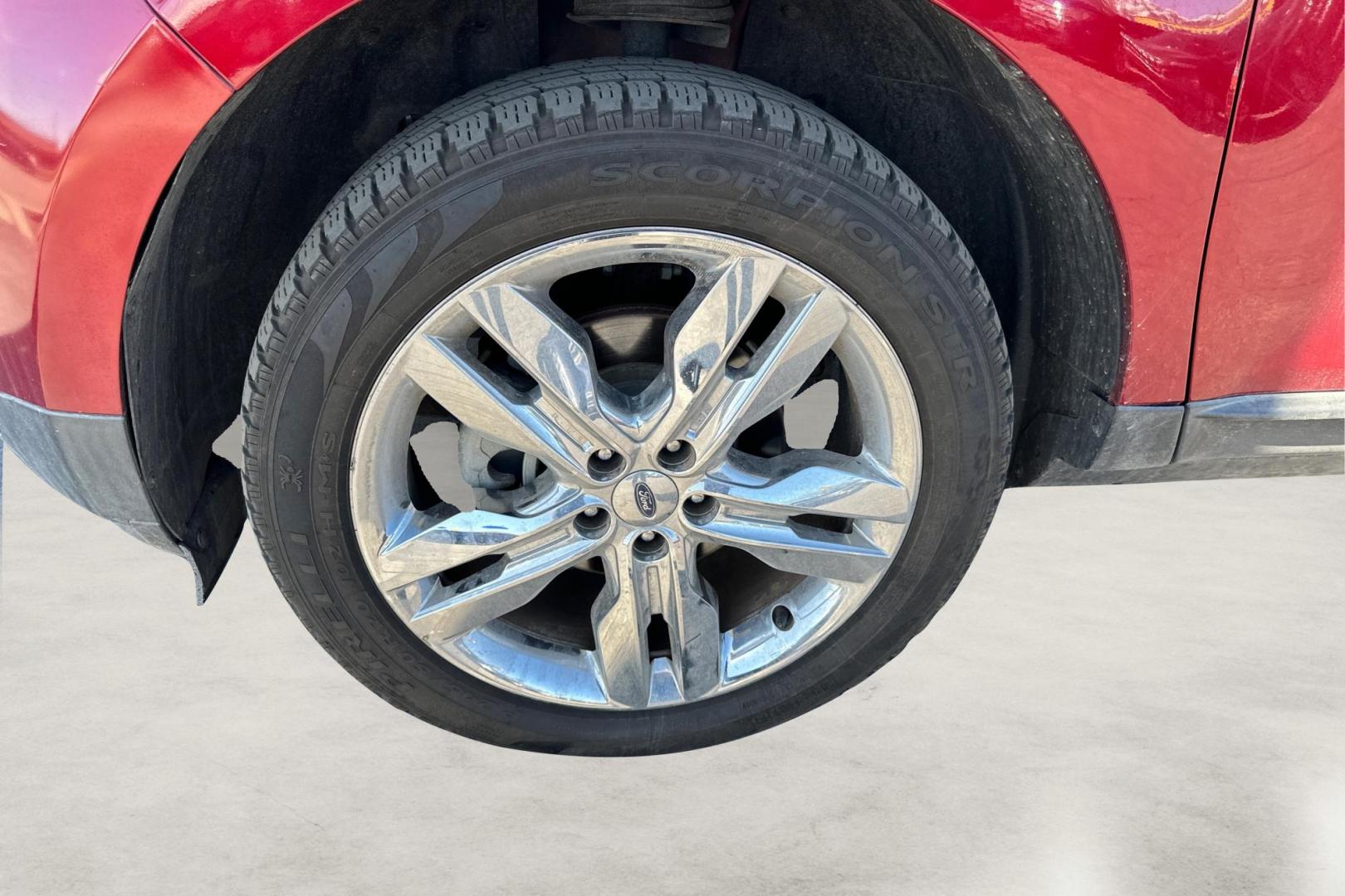 2014 Red Ford Edge SEL FWD (2FMDK3JC3EB) with an 3.5L V6 DOHC 24V engine, 6-Speed Automatic transmission, located at 7755 State Street, Midvale, UT, 84047, (801) 753-9063, 40.610329, -111.892159 - Photo#12