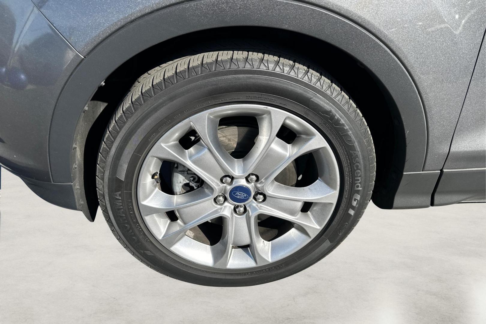 2014 Gray Ford Escape Titanium FWD (1FMCU0J97EU) with an 2.0L L4 DOHC 16V engine, 6-Speed Automatic transmission, located at 7755 State Street, Midvale, UT, 84047, (801) 753-9063, 40.610329, -111.892159 - Photo#12