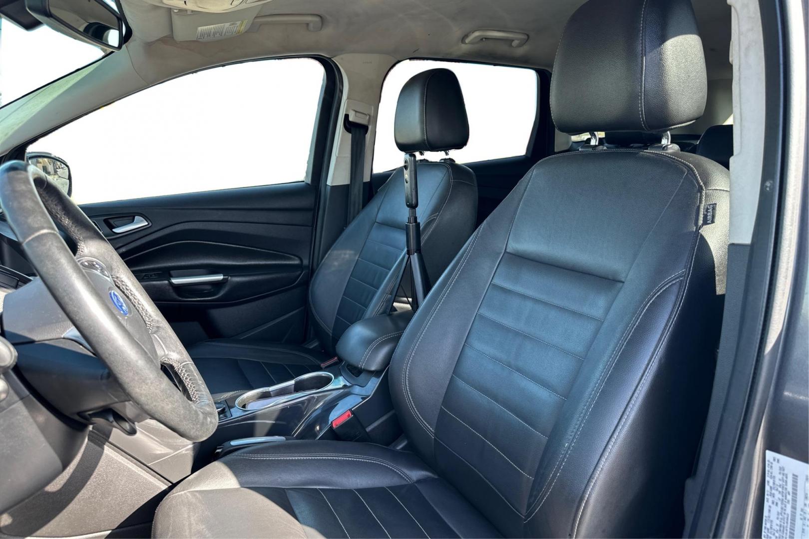2014 Gray Ford Escape Titanium FWD (1FMCU0J97EU) with an 2.0L L4 DOHC 16V engine, 6-Speed Automatic transmission, located at 7755 State Street, Midvale, UT, 84047, (801) 753-9063, 40.610329, -111.892159 - Photo#14