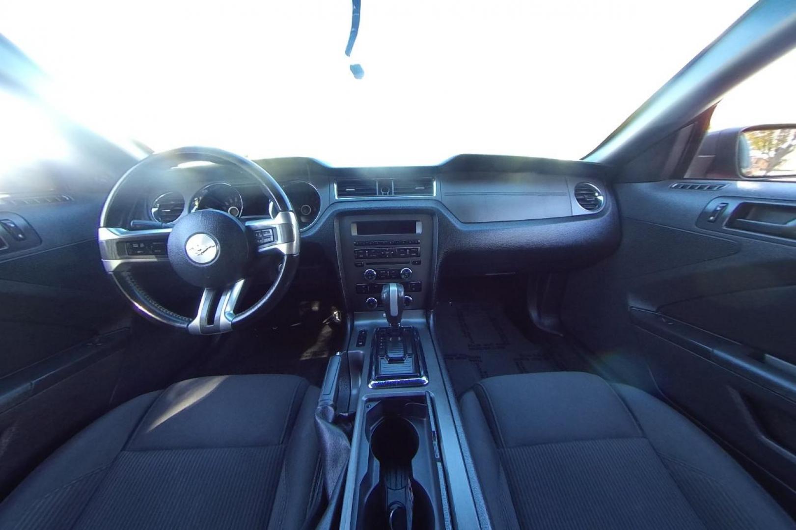 2014 Red Ford Mustang V6 Coupe (1ZVBP8AM6E5) with an 3.7L V6 DOHC 24V engine, Auto, 6-Spd SelectShift transmission, located at 7755 State Street, Midvale, UT, 84047, (801) 753-9063, 40.610329, -111.892159 - Photo#11