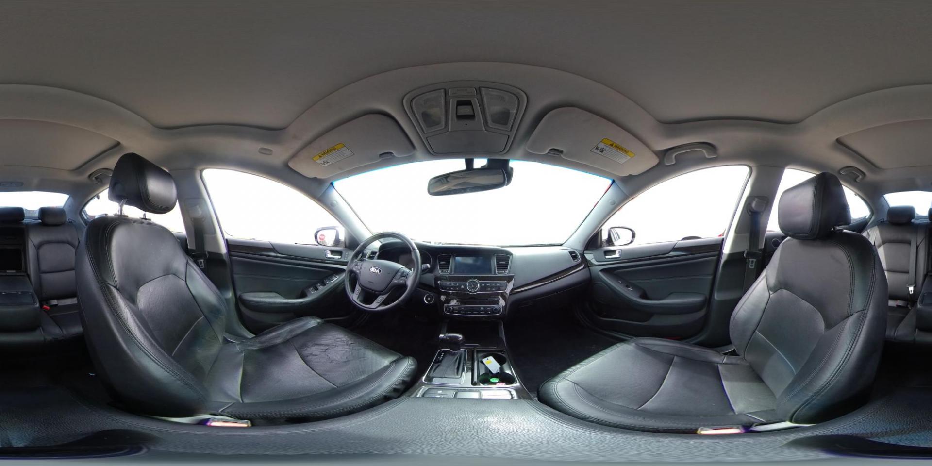 2014 White Kia Cadenza Sedan (KNALN4D78E5) with an 3.3L V6 DOHC 24V engine, 6-Speed Automatic transmission, located at 767 S State Road, Pleasant Grove, UT, 84062, (801) 785-1058, 40.354839, -111.736687 - Photo#18