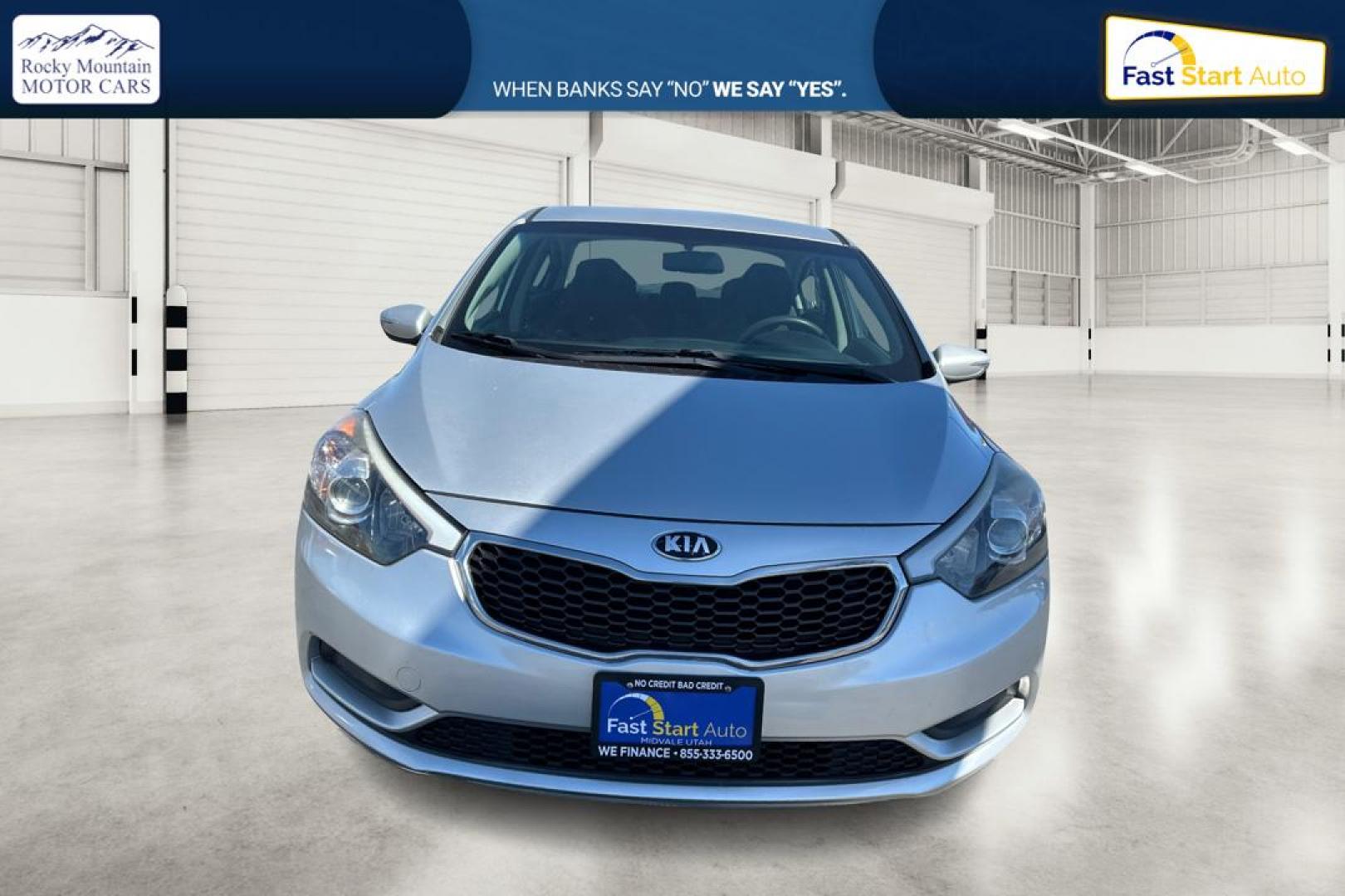 2014 Silver Kia Forte EX (KNAFX4A64E5) with an 1.8L L4 DOHC 16V engine, 6-Speed Automatic transmission, located at 7755 State Street, Midvale, UT, 84047, (801) 753-9063, 40.610329, -111.892159 - Photo#9