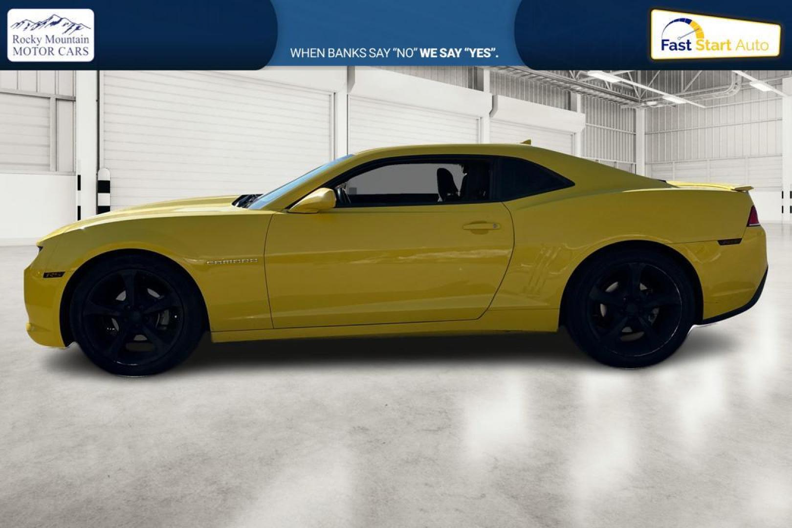 2015 Yellow Chevrolet Camaro 1LT Coupe (2G1FD1E37F9) with an 3.6L V6 DOHC 24V FFV engine, 6-Speed Automatic transmission, located at 344 S Washington Blvd, Ogden, UT, 84404, (801) 399-1799, 41.255482, -111.970848 - Photo#6