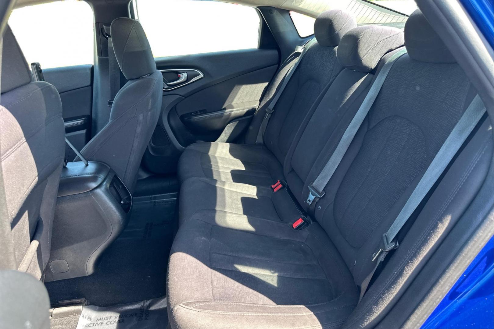 2015 Blue Chrysler 200 Limited (1C3CCCAB5FN) with an 2.4L L4 DOHC 16V engine, 9-Speed Automatic transmission, located at 7755 State Street, Midvale, UT, 84047, (801) 753-9063, 40.610329, -111.892159 - Photo#15