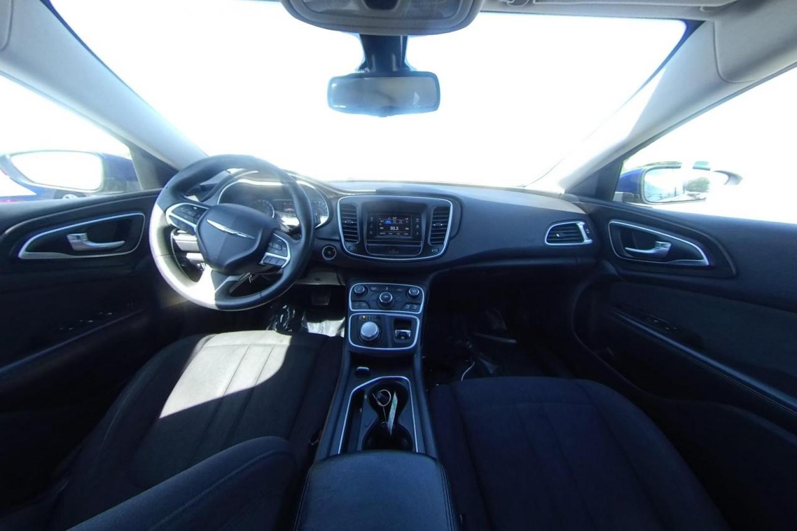 2015 Blue Chrysler 200 Limited (1C3CCCAB5FN) with an 2.4L L4 DOHC 16V engine, 9-Speed Automatic transmission, located at 7755 State Street, Midvale, UT, 84047, (801) 753-9063, 40.610329, -111.892159 - Photo#16
