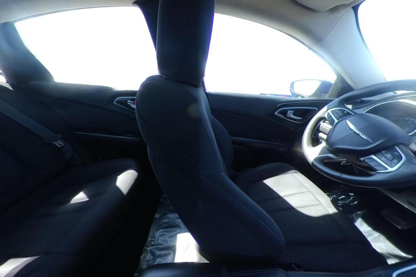 2015 Blue Chrysler 200 Limited (1C3CCCAB5FN) with an 2.4L L4 DOHC 16V engine, 9-Speed Automatic transmission, located at 7755 State Street, Midvale, UT, 84047, (801) 753-9063, 40.610329, -111.892159 - Photo#19