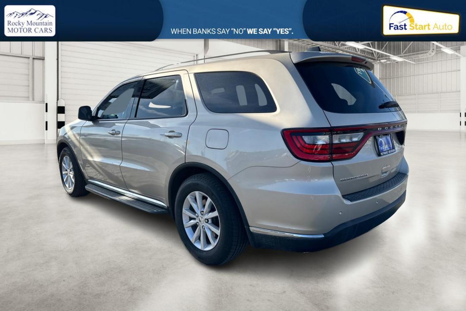 2015 Gold Dodge Durango SXT RWD (1C4RDHAG4FC) with an 3.6L V6 DOHC 24V engine, 8-Speed Automatic transmission, located at 7755 State Street, Midvale, UT, 84047, (801) 753-9063, 40.610329, -111.892159 - Photo#5
