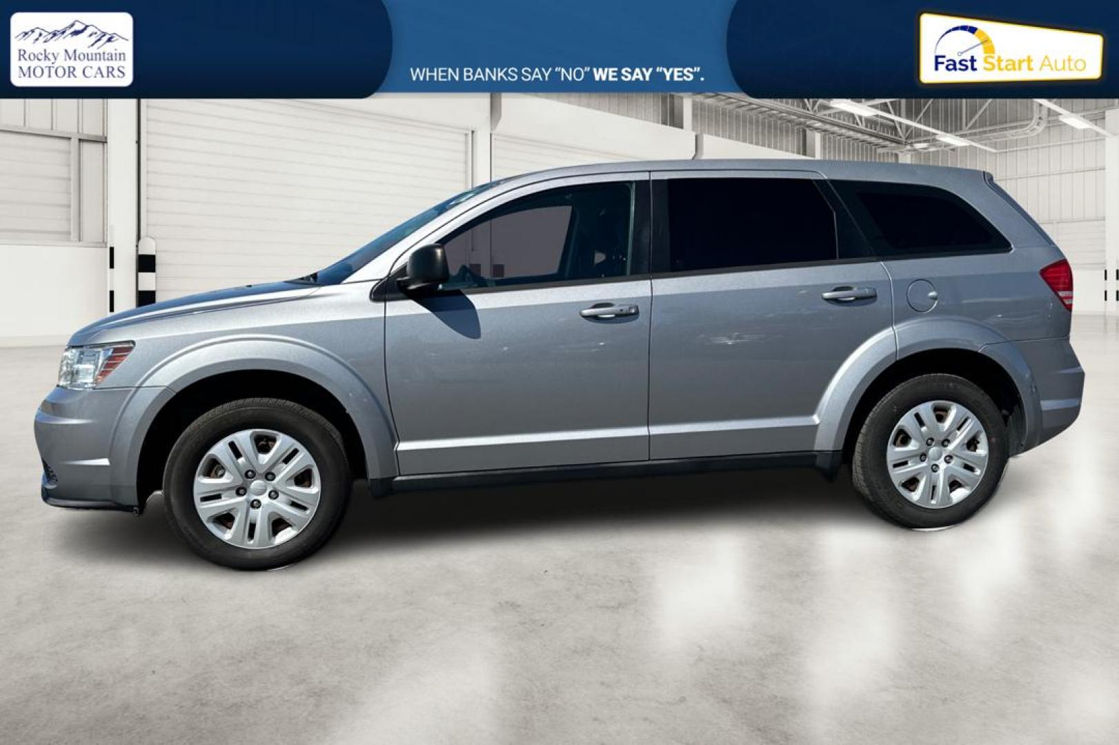 2015 Silver Dodge Journey SE (3C4PDCAB4FT) with an 2.4L L4 DOHC 16V engine, 4-Speed Automatic transmission, located at 7755 State Street, Midvale, UT, 84047, (801) 753-9063, 40.610329, -111.892159 - Photo#6