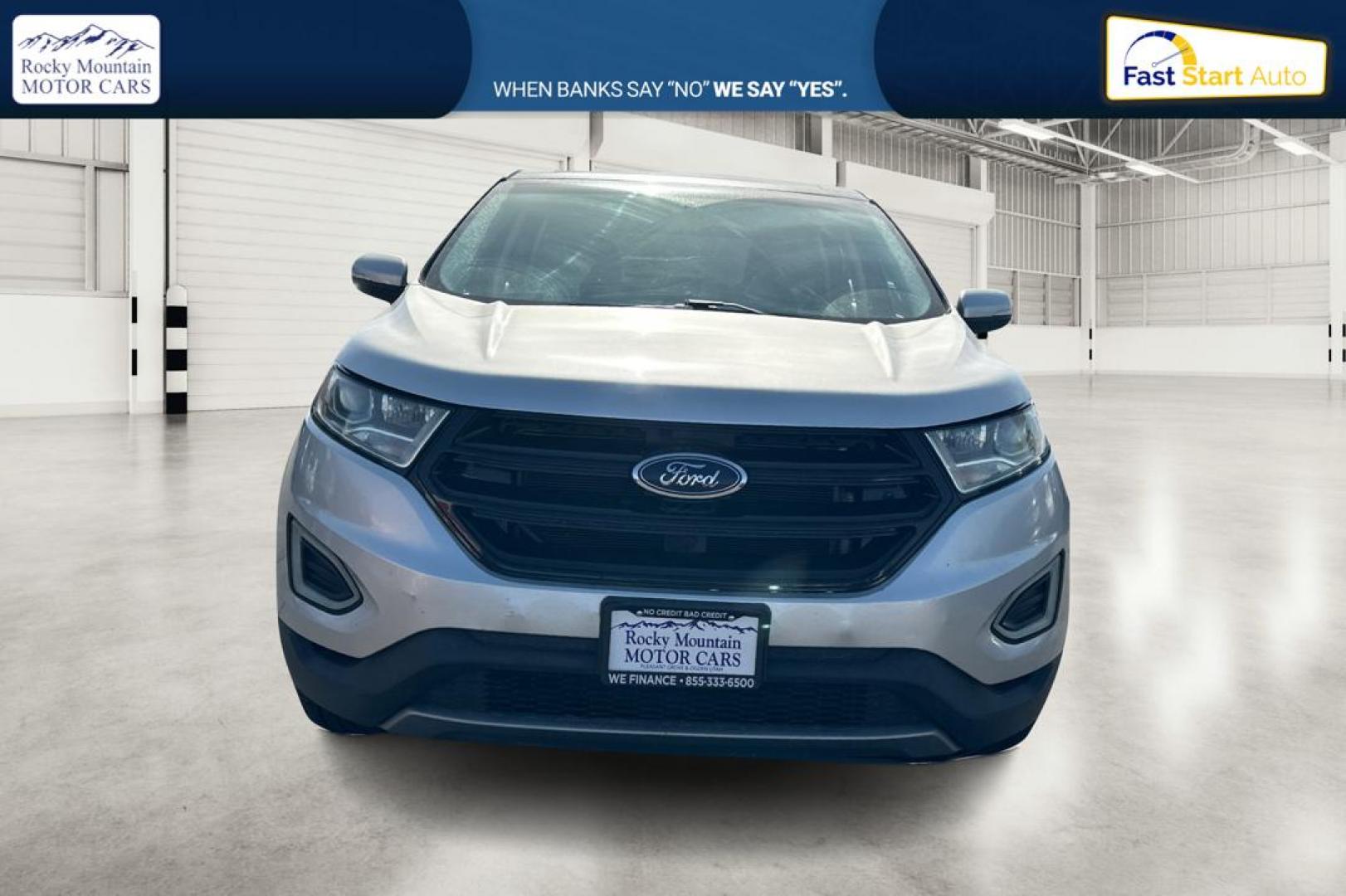 2015 Silver Ford Edge SEL FWD (2FMTK3J96FB) with an 2.0L L4 DOHC 16V engine, 6-Speed Automatic transmission, located at 767 S State Road, Pleasant Grove, UT, 84062, (801) 785-1058, 40.354839, -111.736687 - Photo#9