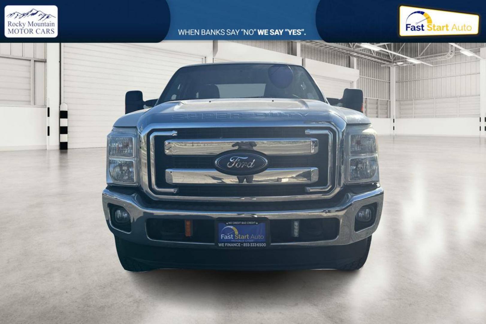 2015 White Ford F-250 SD XLT SuperCab Long Bed 4WD (1FT7X2B68FE) with an 6.2L V8 OHV 16V engine, 6-Speed Automatic transmission, located at 767 S State Road, Pleasant Grove, UT, 84062, (801) 785-1058, 40.354839, -111.736687 - Photo#9